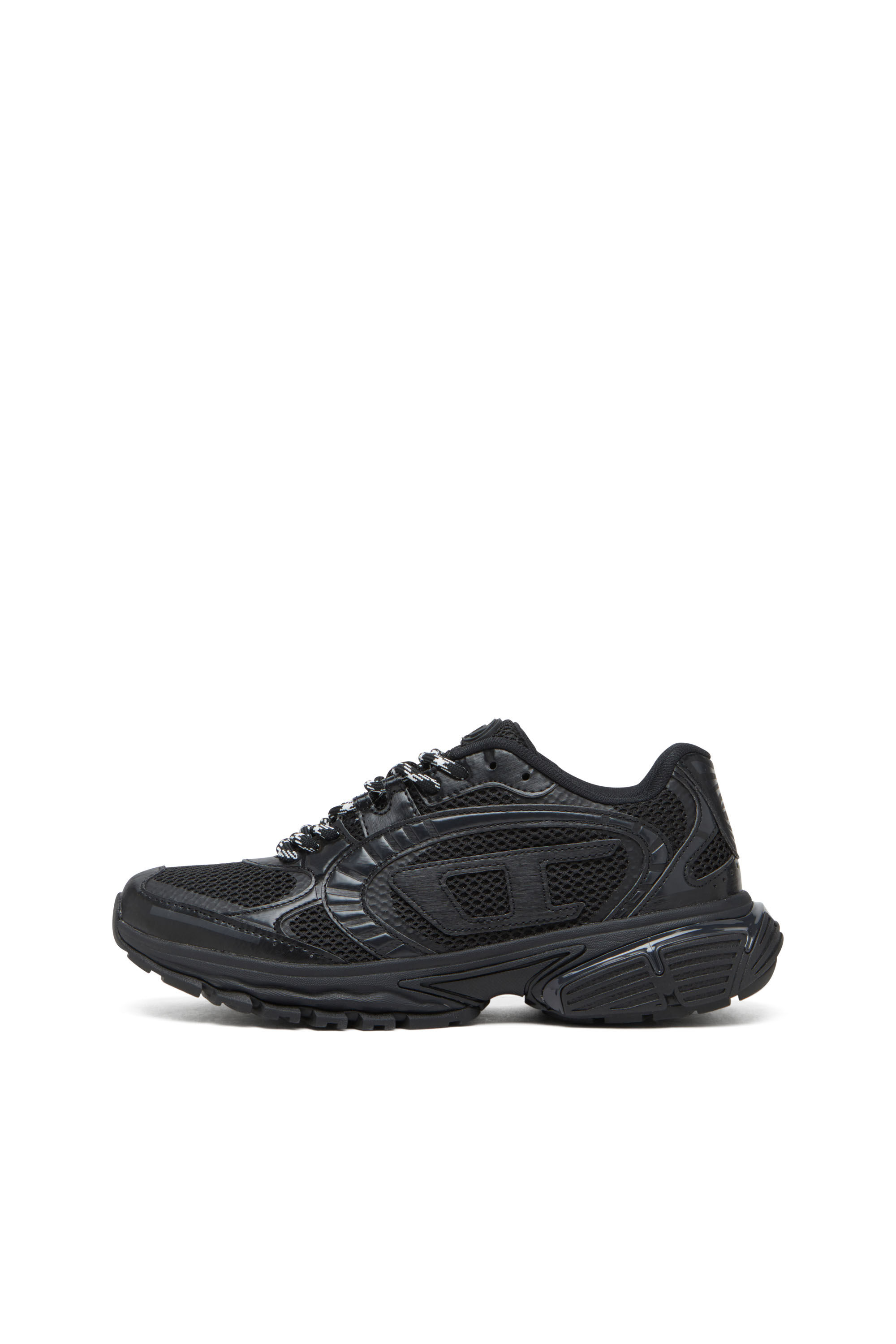 Diesel - S-PRO-V-DENSE LOW, Male's S-Pro-V-Dense-Mesh sneakers with Oval D logo in Black - 8