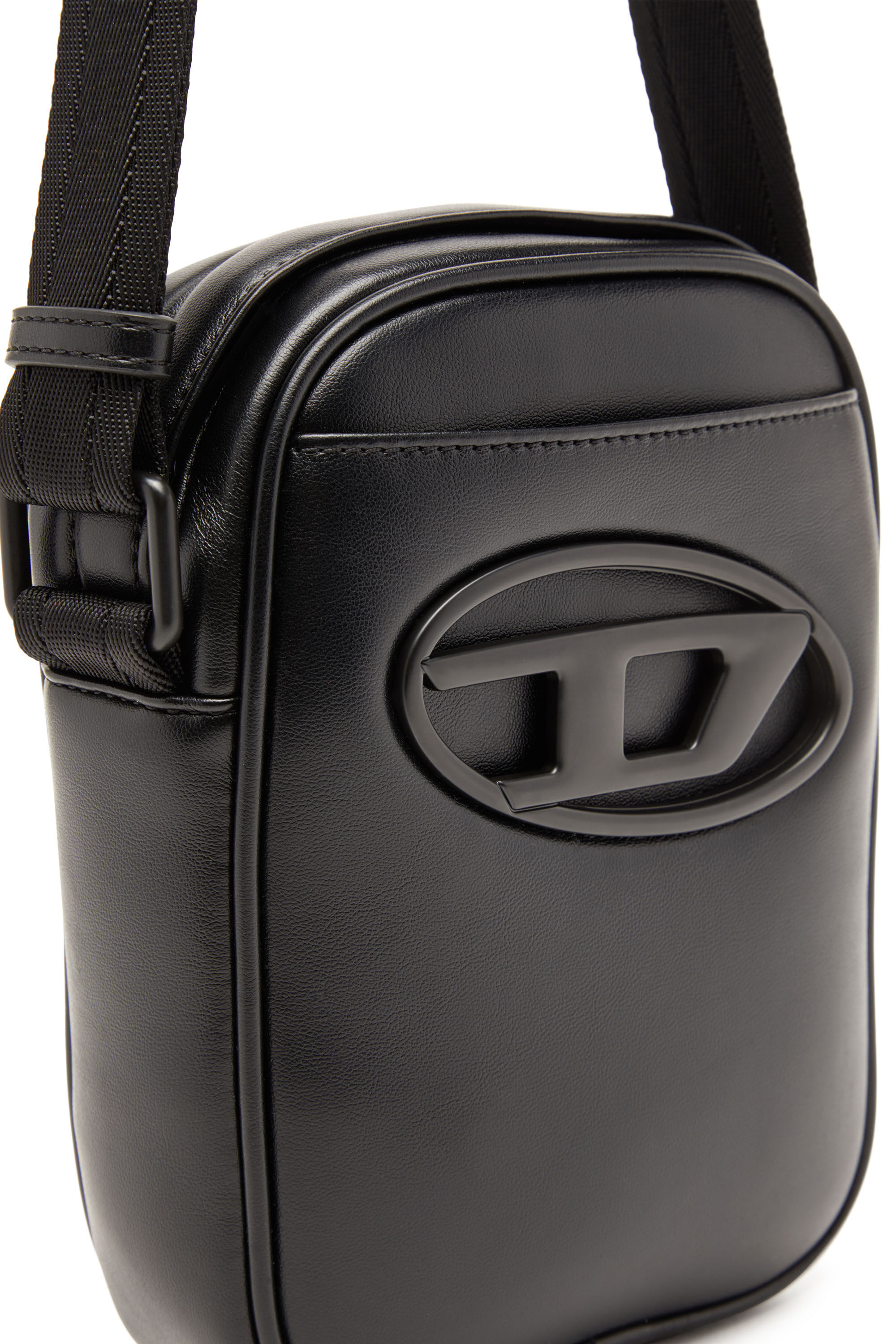 Diesel - HOLI-D CROSSBODY, Holi-D-Sac à bandoulière en PU et néoprène Homme in Noir - 5
