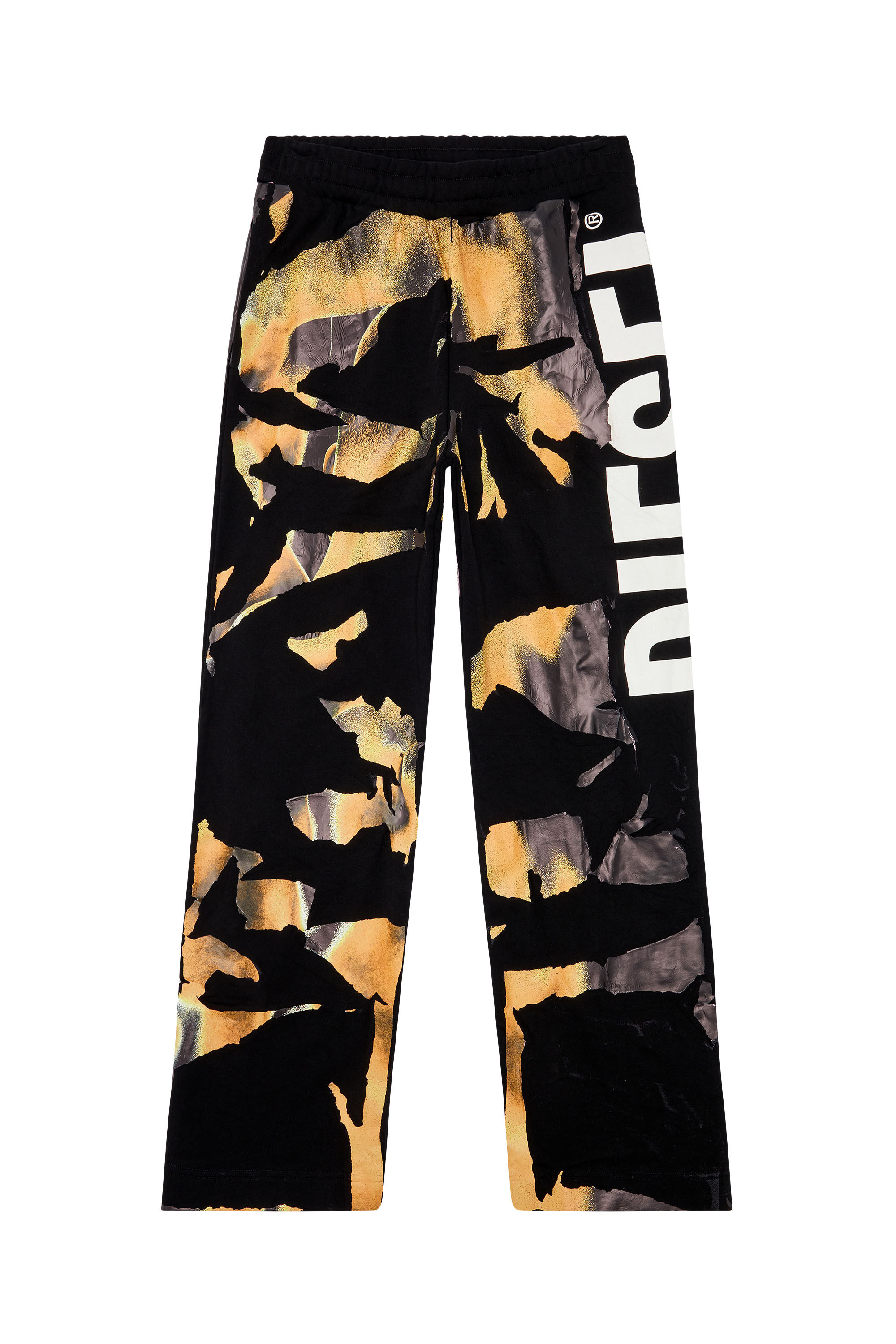 Men's Logo track pants with contrast overlays | Multicolor