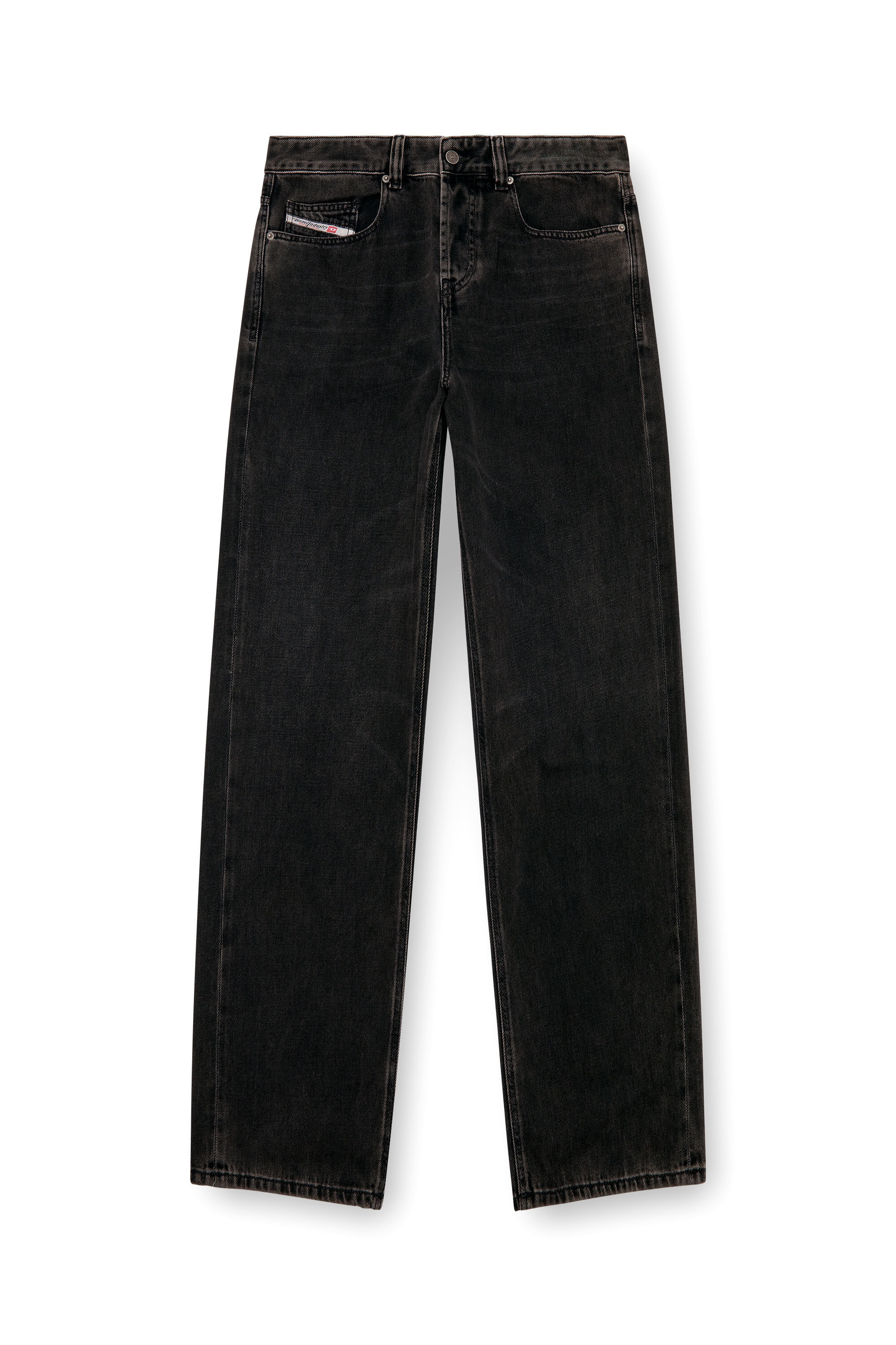 Diesel - Relaxed Jeans 2001 D-Macro 09I35 Homme, Noir/Gris foncé - Image 2