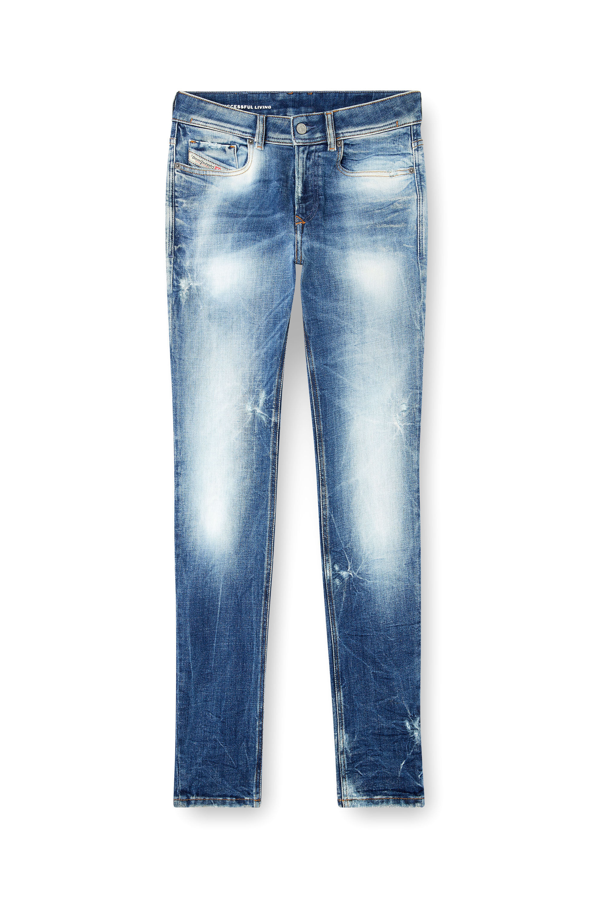 Diesel - Male's Skinny Jeans 1979 Sleenker 09M27, Dark Blue - 2