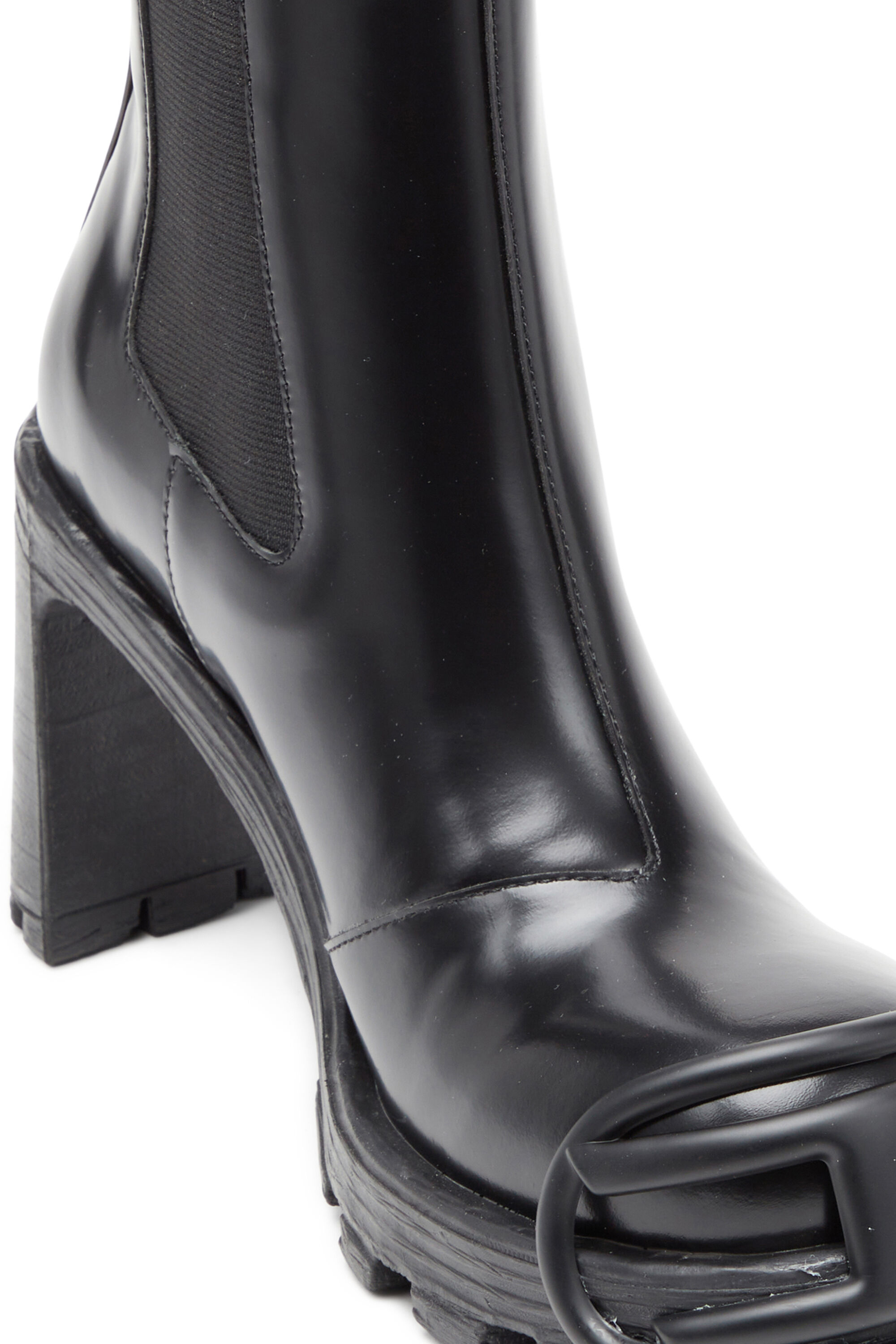 Black high heel boots womens hot sale