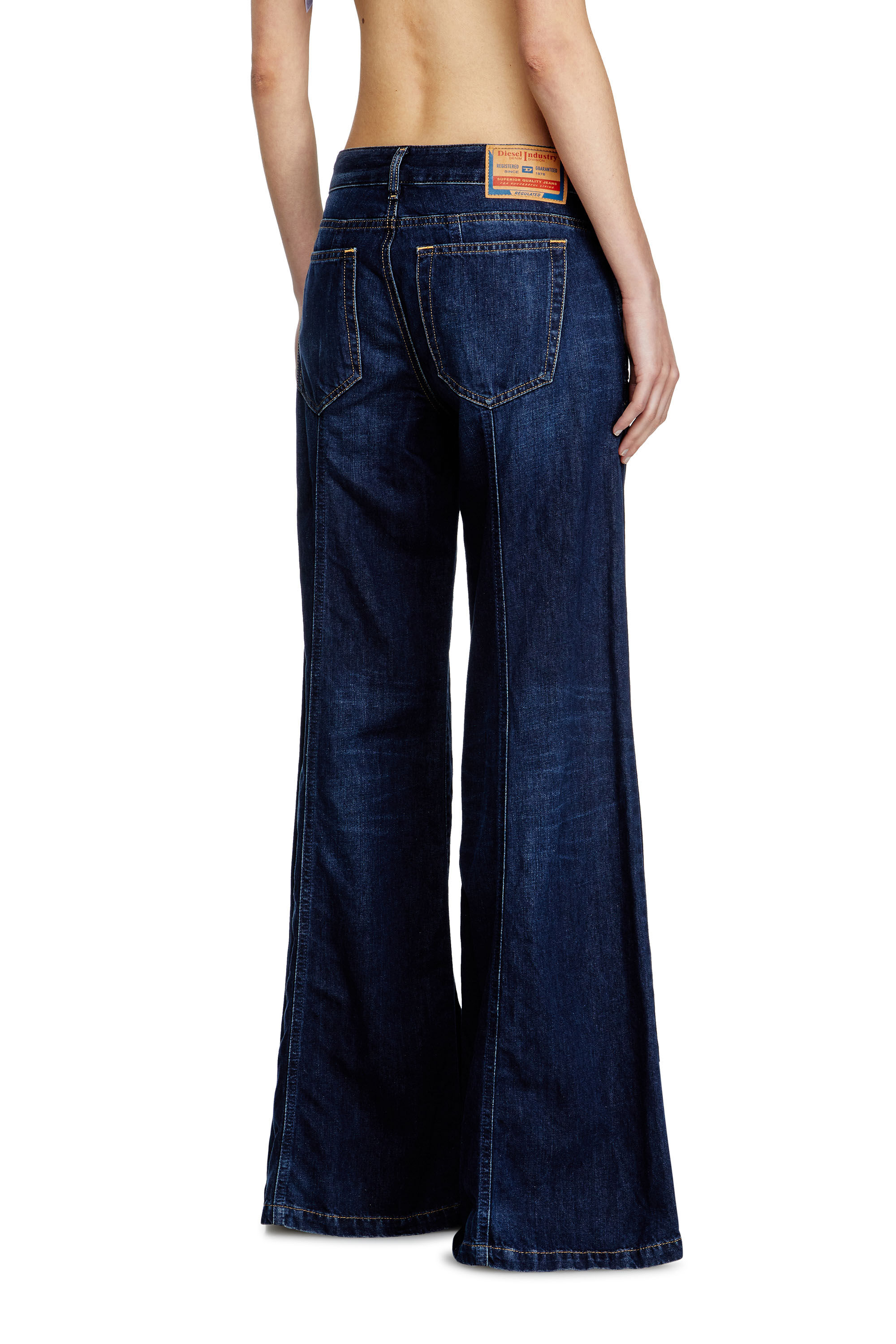 Diesel - Female's Flare Jeans D-Akii 068RA, Dark Blue - 4