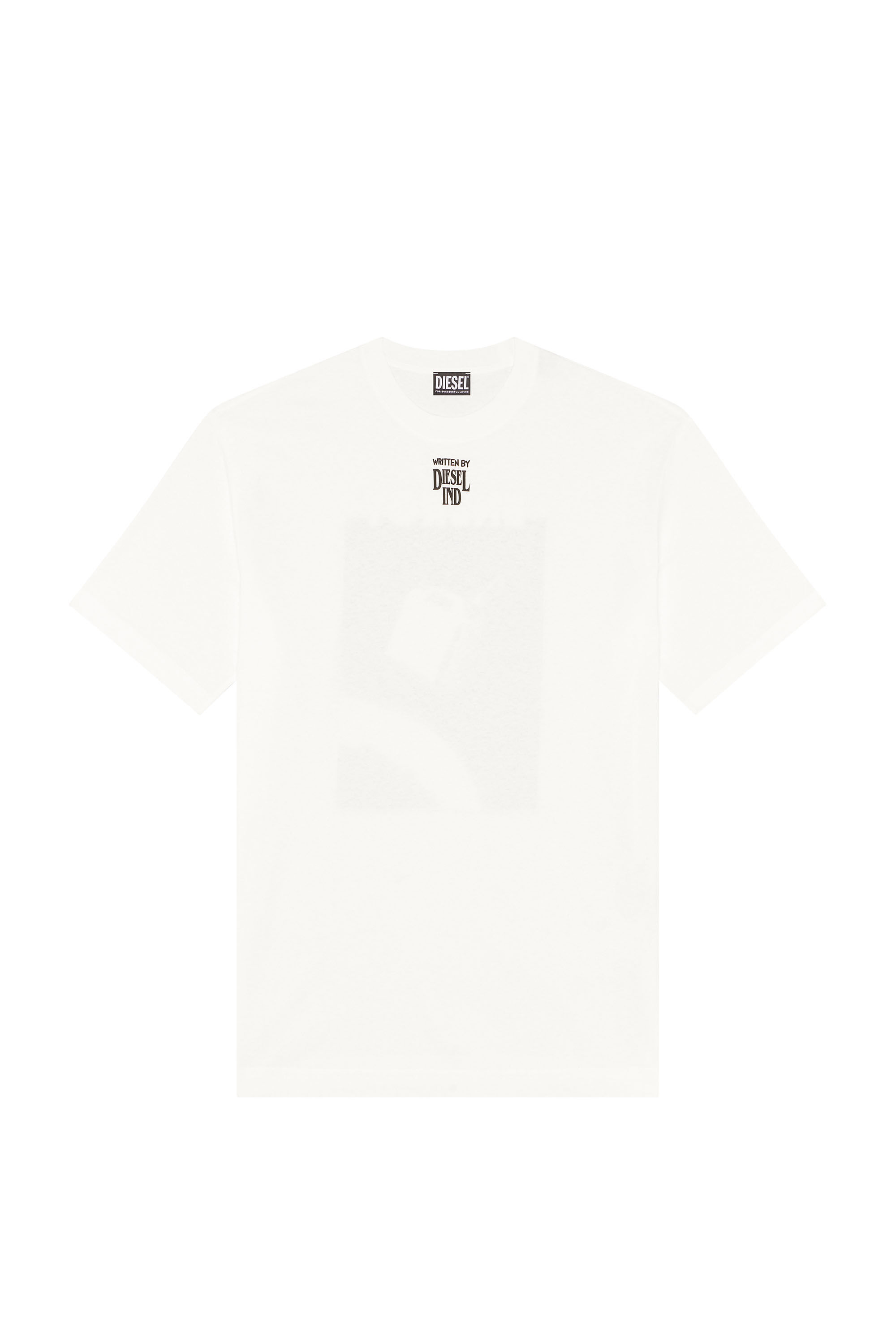 Diesel - T-WASH-G3, Male's Oversized T-shirt with fuel can print in White - 2