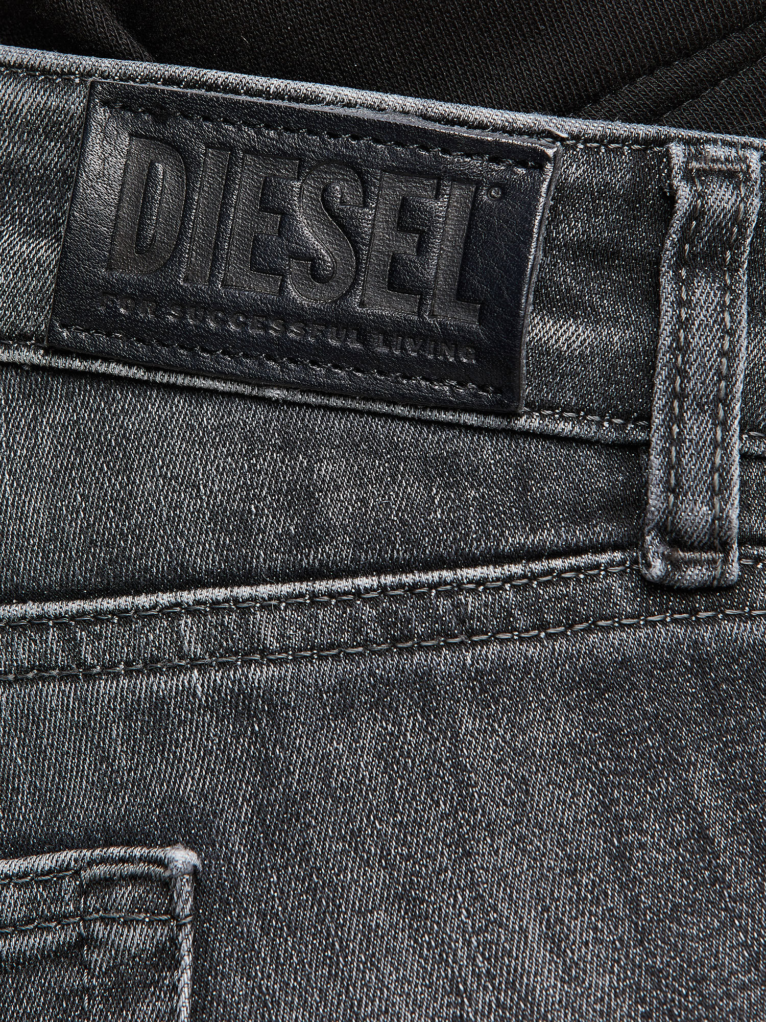 Diesel - D-Ollies JoggJeans® 009QT Slim, Noir/Gris foncé - Image 5