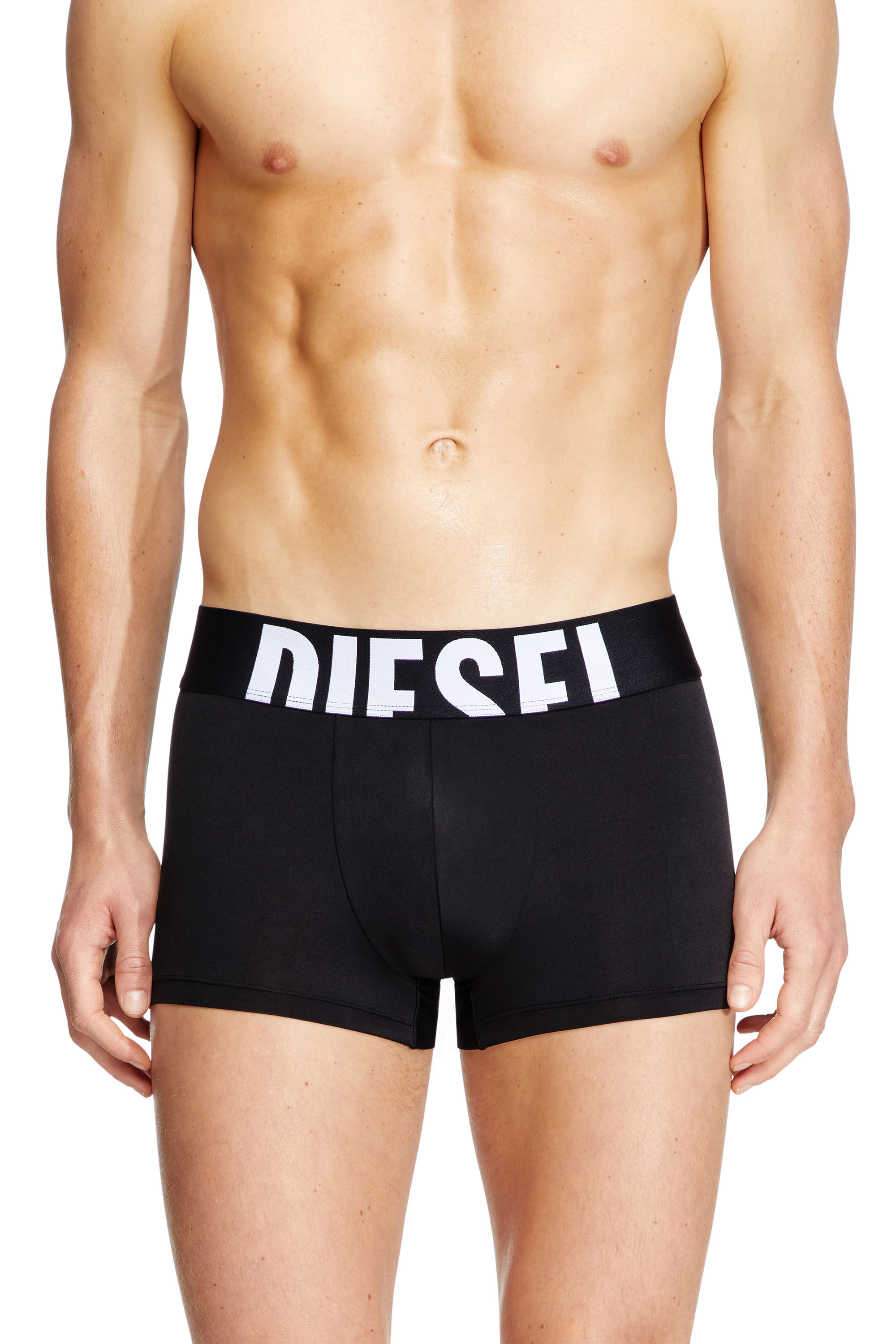 Diesel - DAMIEN-D-POP-3PACK-55, Male's Three-pack boxer briefs in microfibre in Black - 1