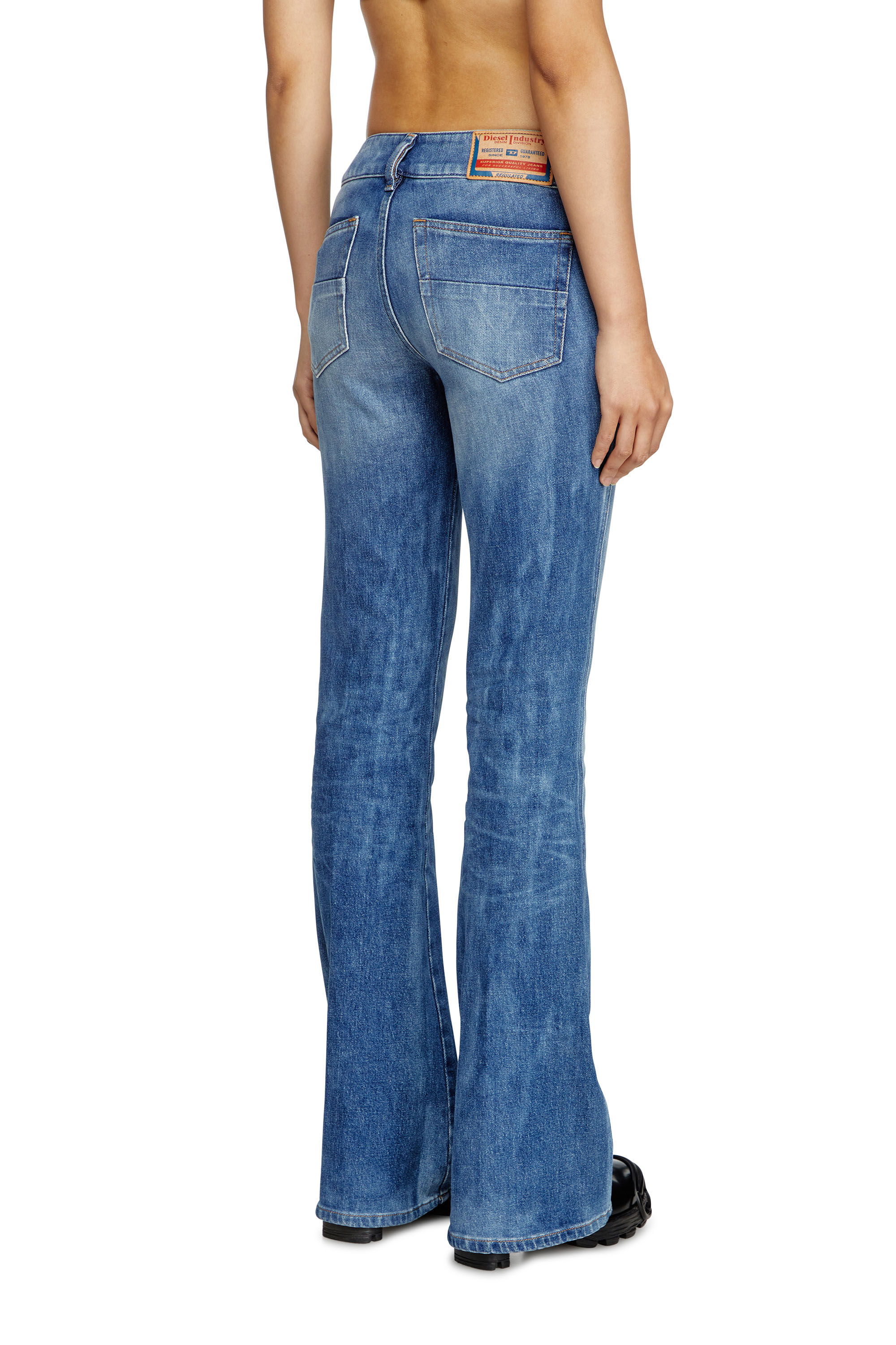 Diesel - Female's Bootcut Jeans D-Hush 09L19, Medium Blue - 5