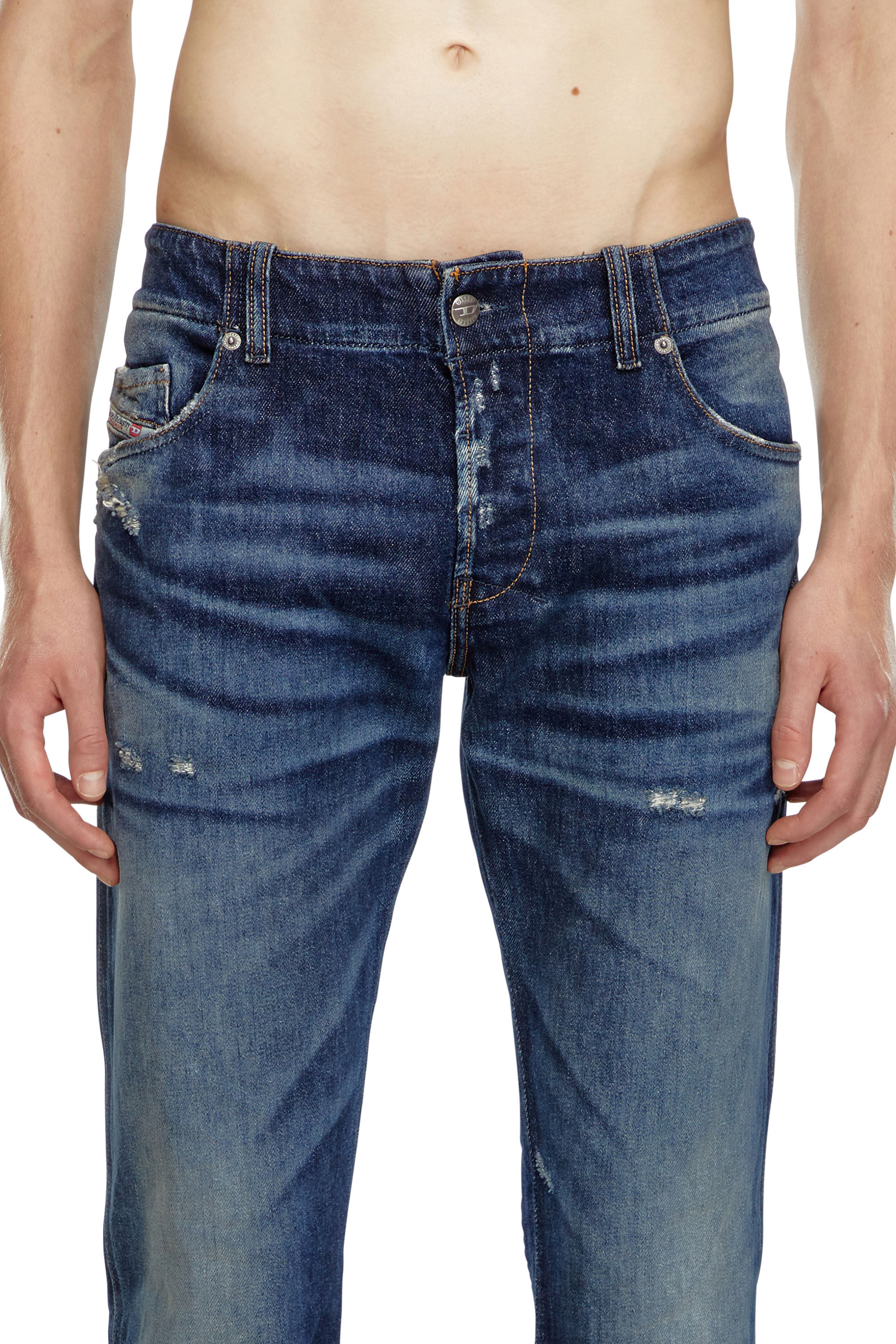 Diesel - Homme Bootcut Jeans D-Backler 09J56, Bleu Foncé - Image 5