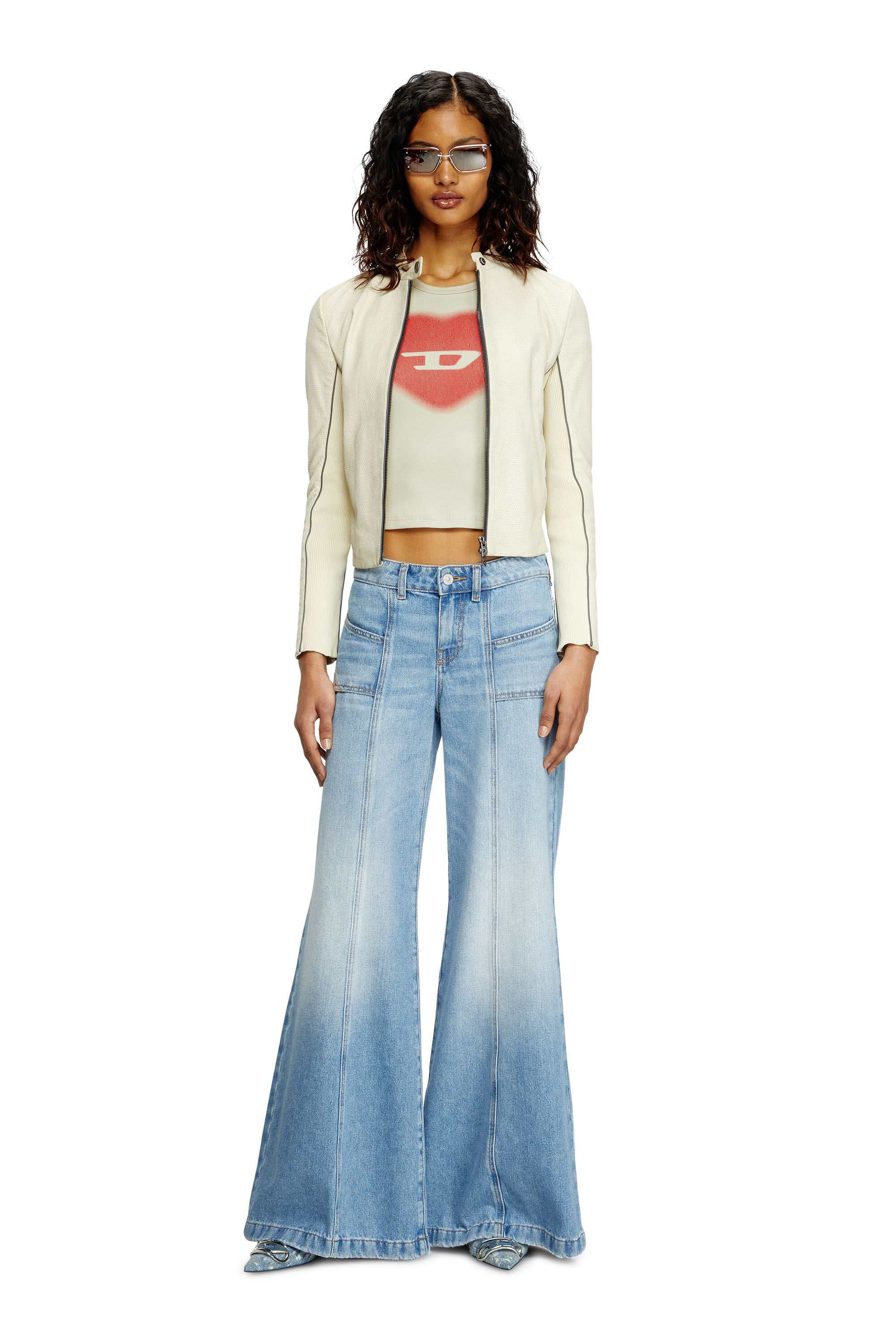 Diesel - Female's Flare Jeans D-Akii 0CLBA, Light Blue - 1