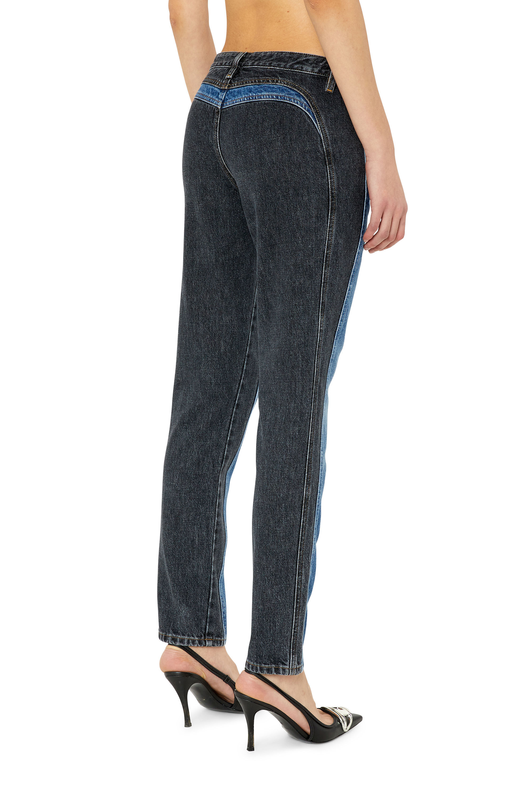 Jeans cheap banda laterale