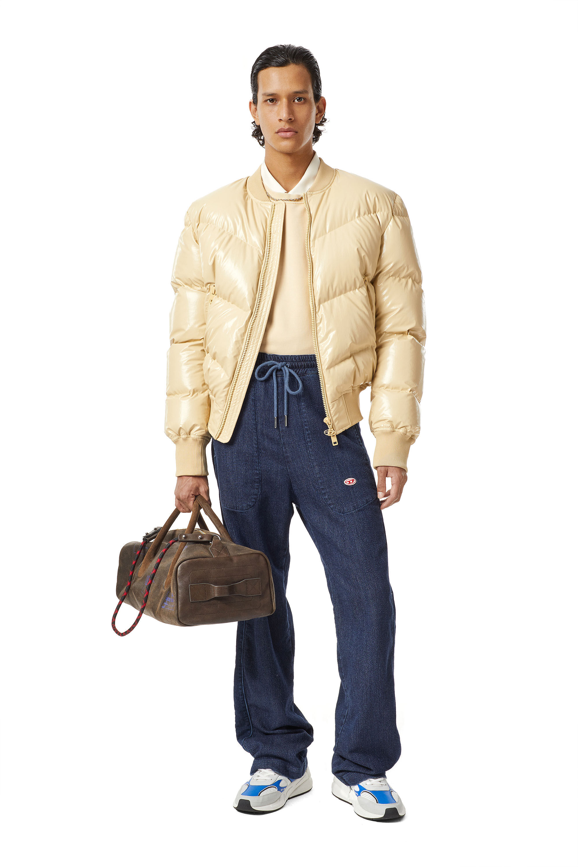 DIESEL W-Sten Quilted down bomber jacket着丈64 - ジャケット・アウター