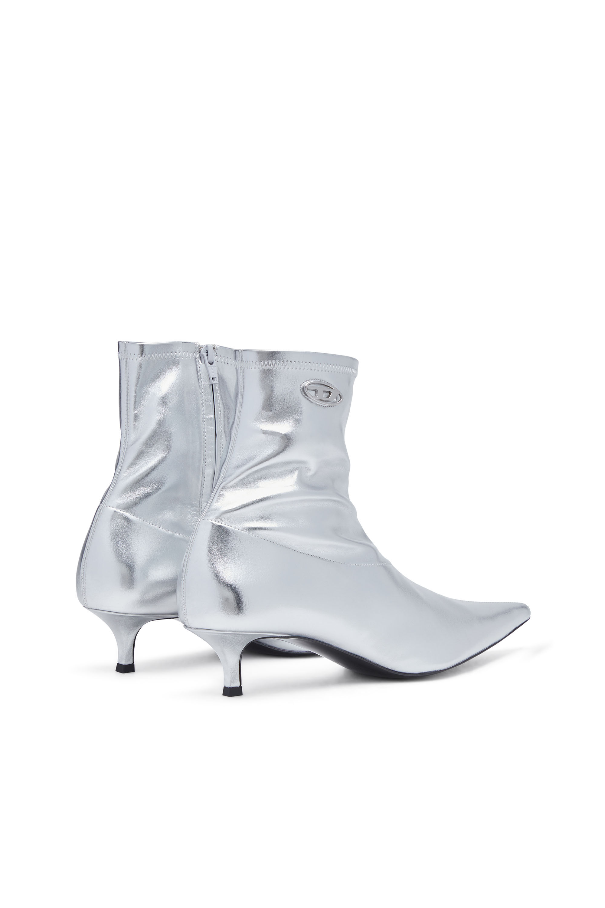 Diesel silver shop boots