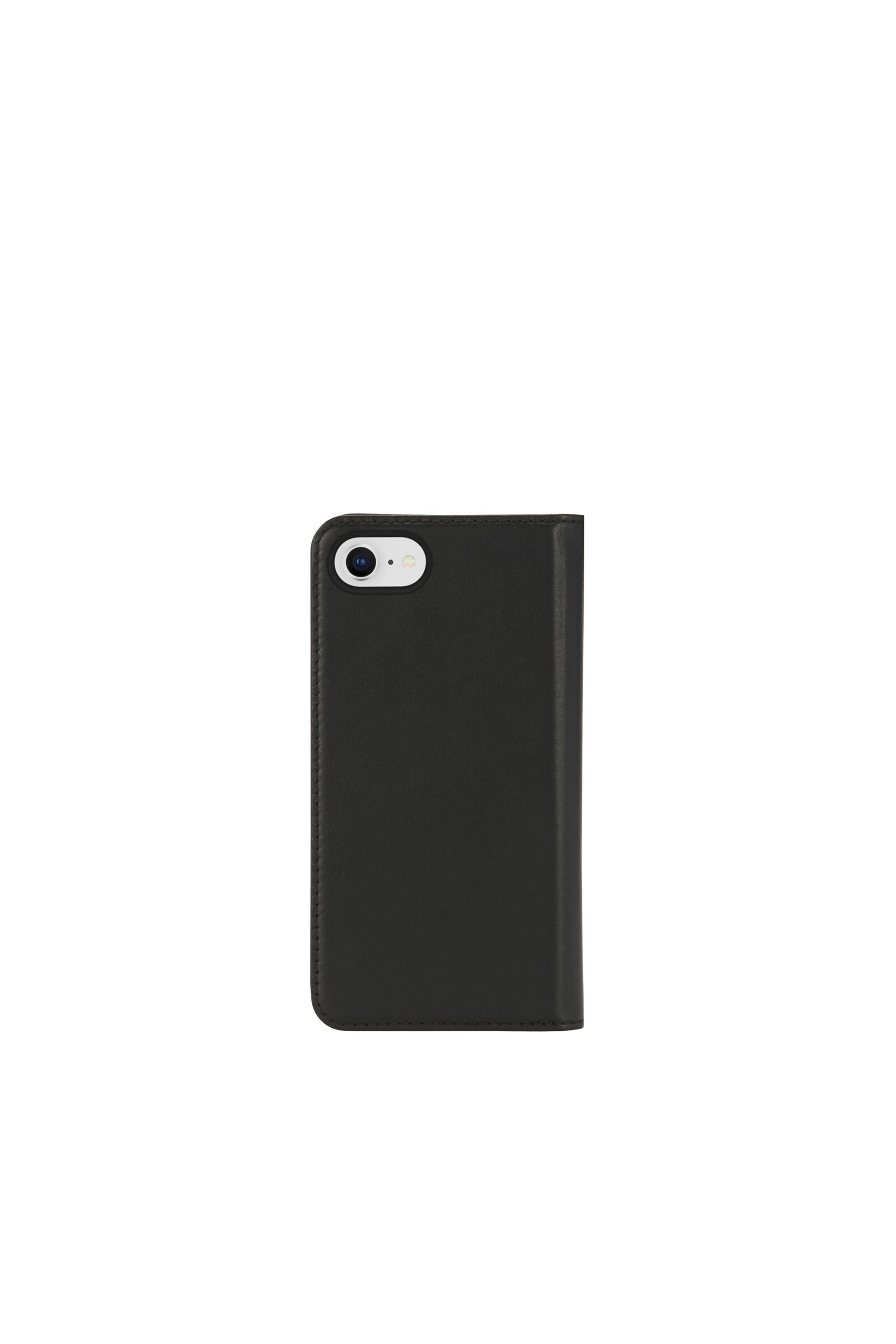 Diesel - SLIM LEATHER FOLIO IPHONE 8/7, Étui fin en cuir avec logo, iPhone 8/7 Mixte in Noir - 2