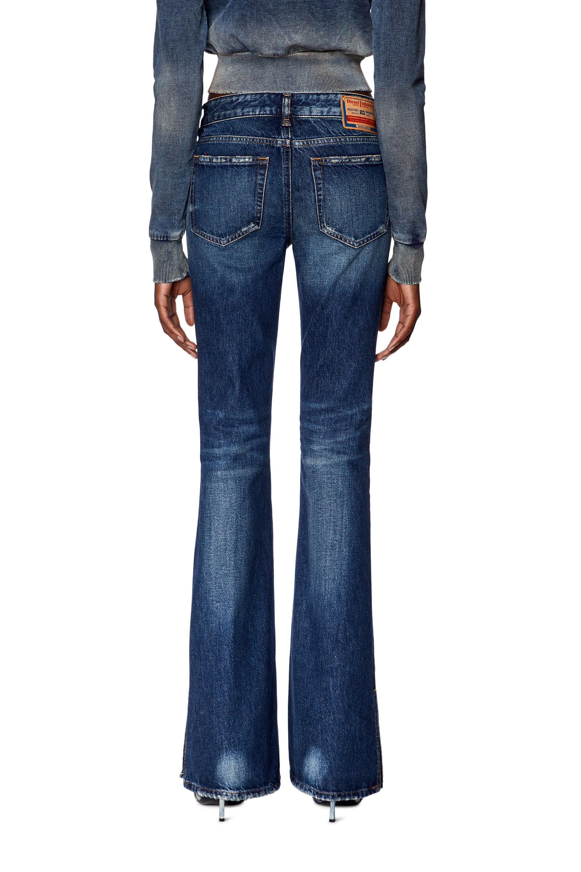 Diesel - Bootcut and Flare Jeans 1969 D-Ebbey 09G92, Dark Blue - Image 5