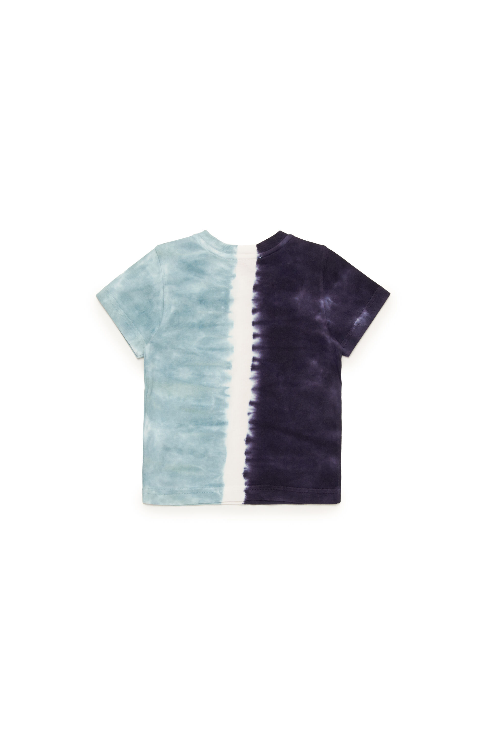 Diesel - TKITEB, Male's Dip-dye T-shirt with dégradé logo in Blue - 2
