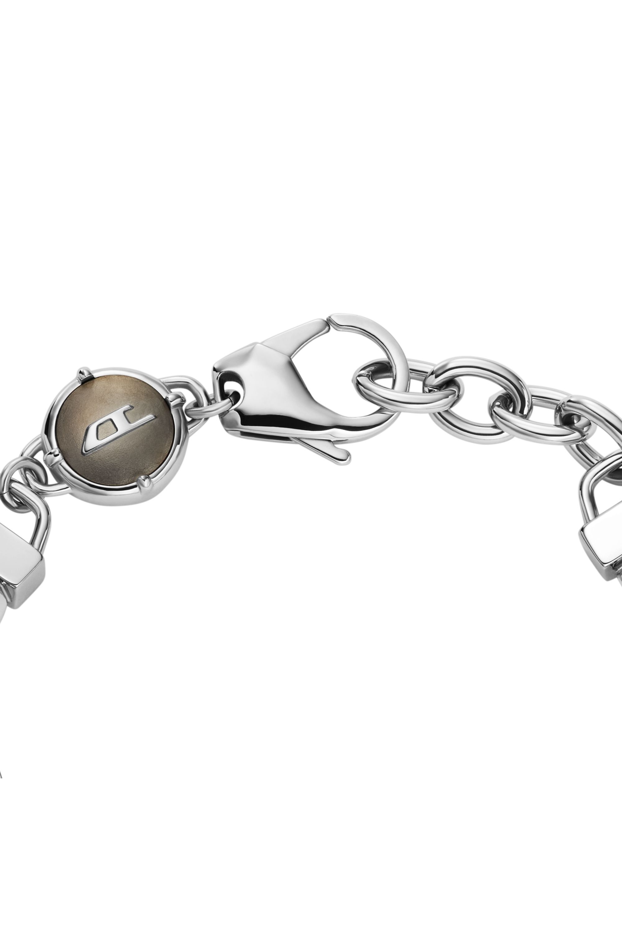 Diesel - DX1351, Bracelet chaîne en acier inoxydable de Diesel Mixte in Gris argenté - 2