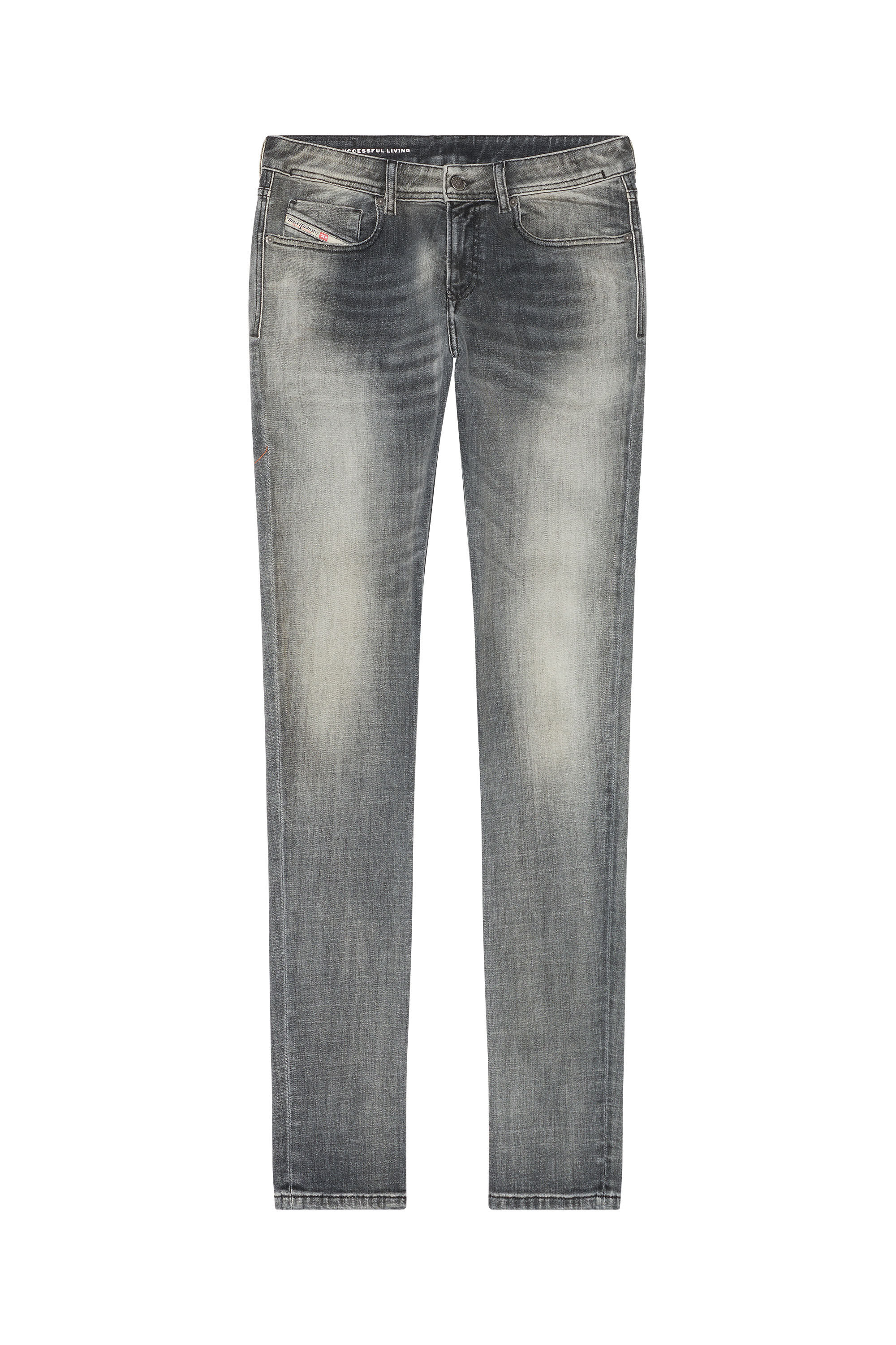 1979 SLEENKER Homme Jeans skinny Noir Gris fonce Diesel