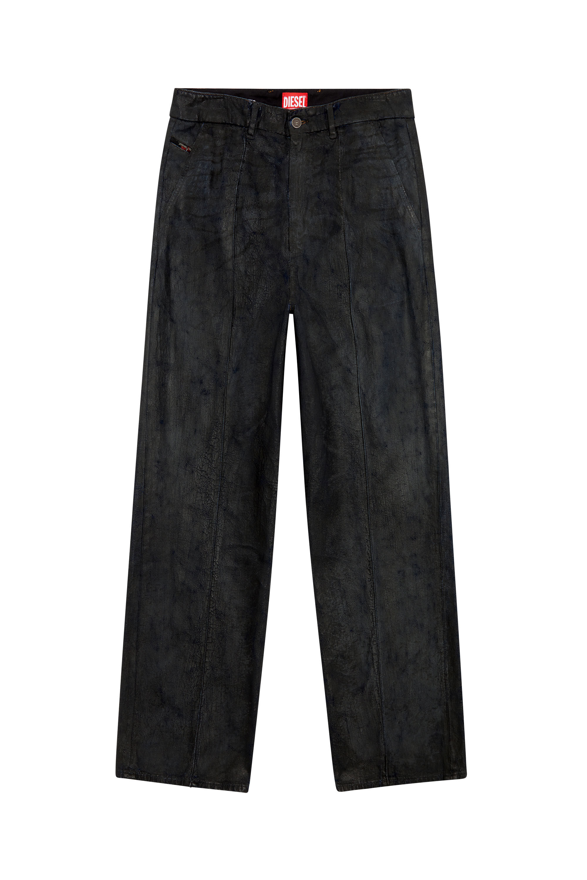 Men's Regular Jeans | Black/Dark grey | Diesel D-Chino-Work