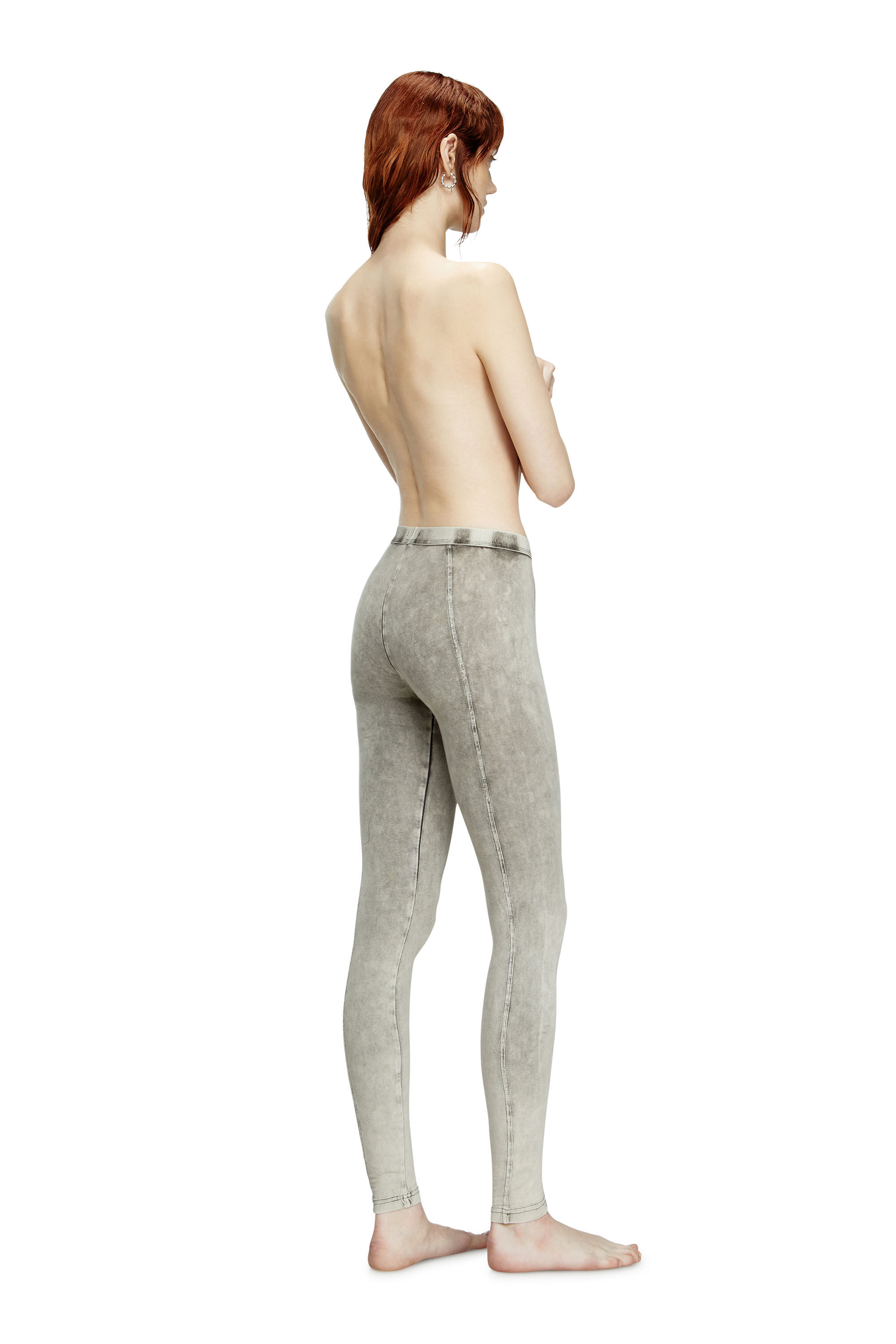 Diesel - ATHENA-DNM, Female's Jeggings in denim-effect jersey in Grey - 4