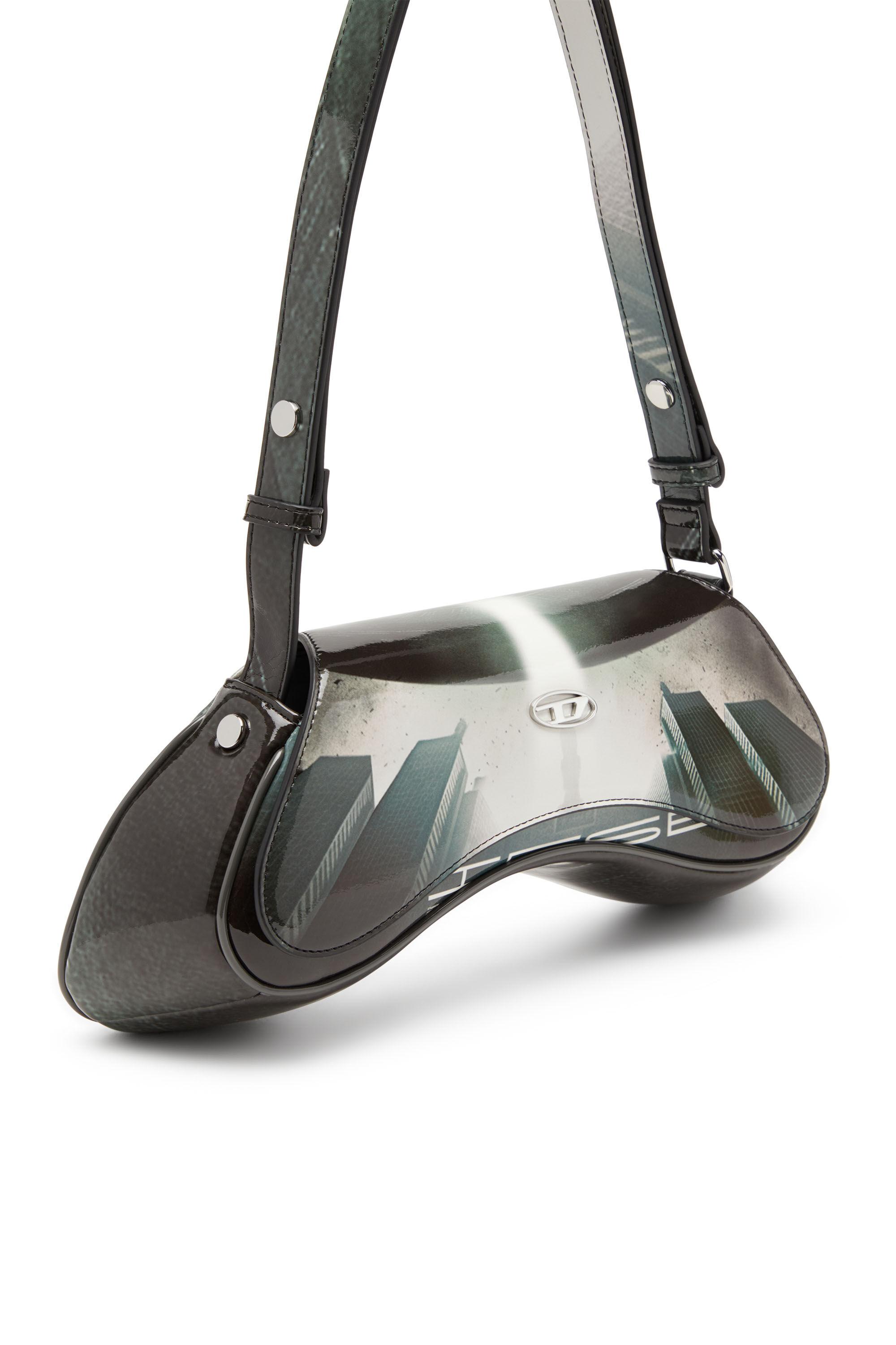 Diesel - PLAY CROSSBODY, Dark Grey - Image 5