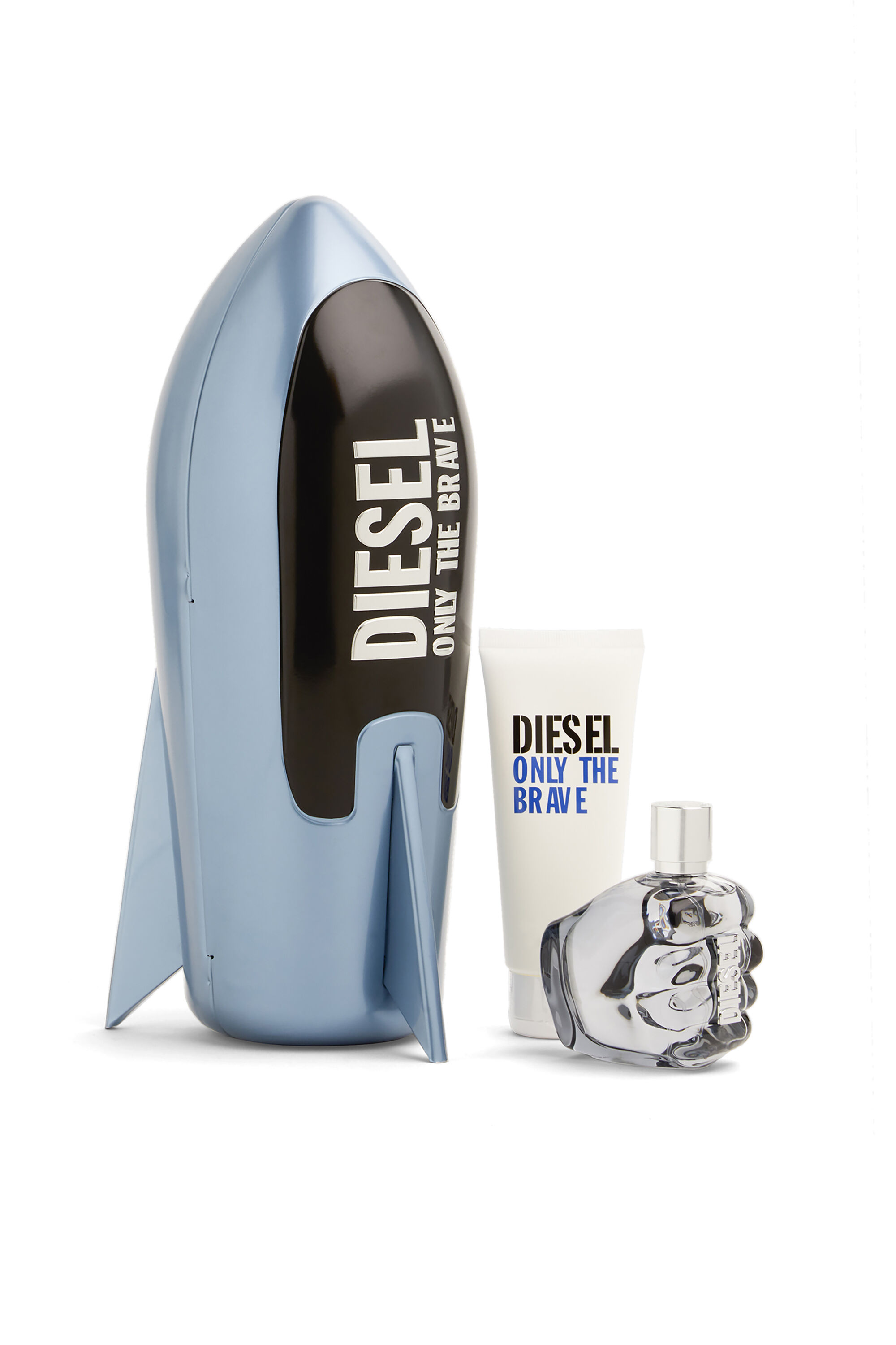 Diesel - ONLY THE BRAVE 75ML PREMIUM GIFT SET, Male's ONLY THE BRAVE Gift set in Blue - 1