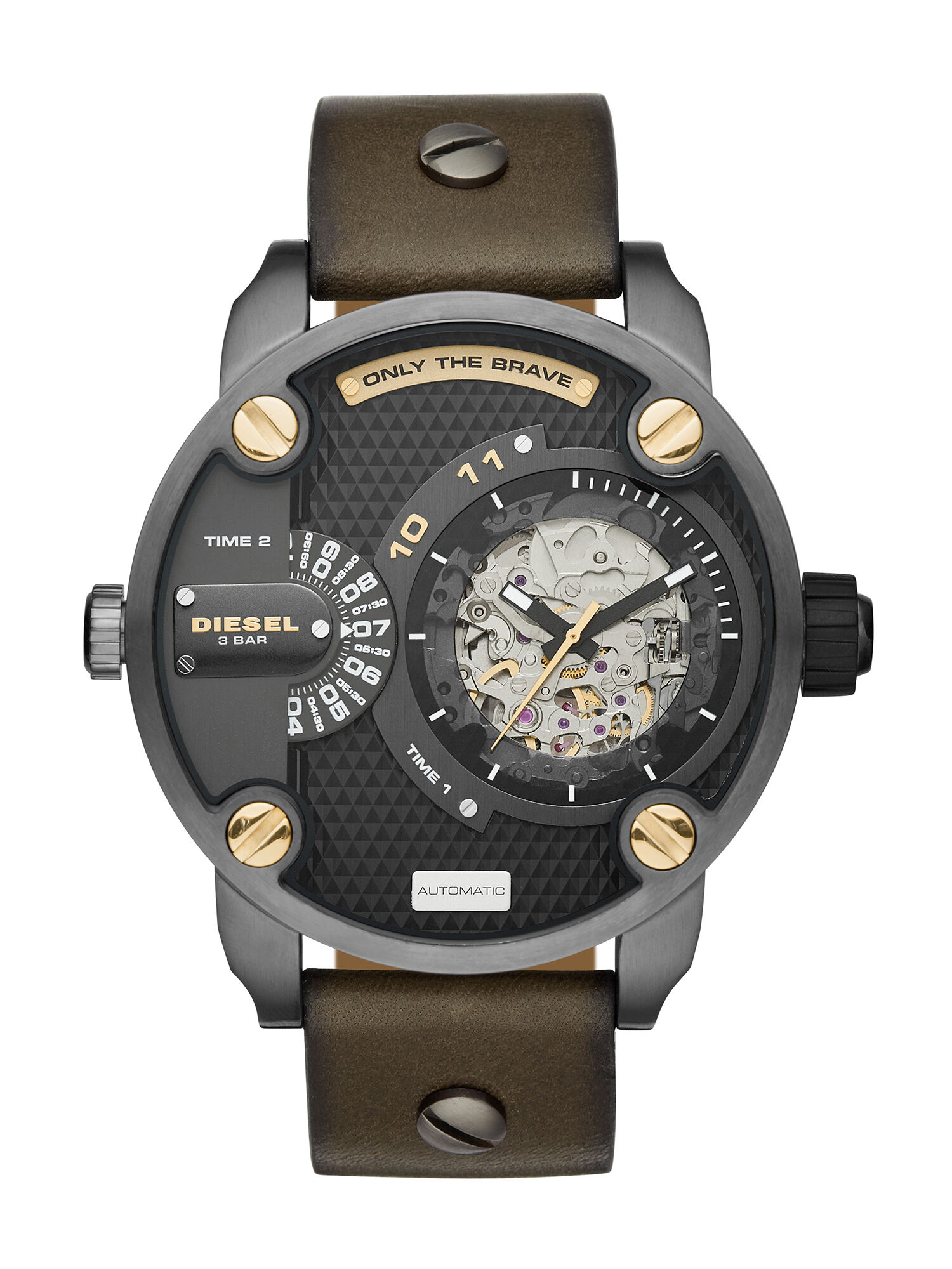 Diesel best sale skeleton watch