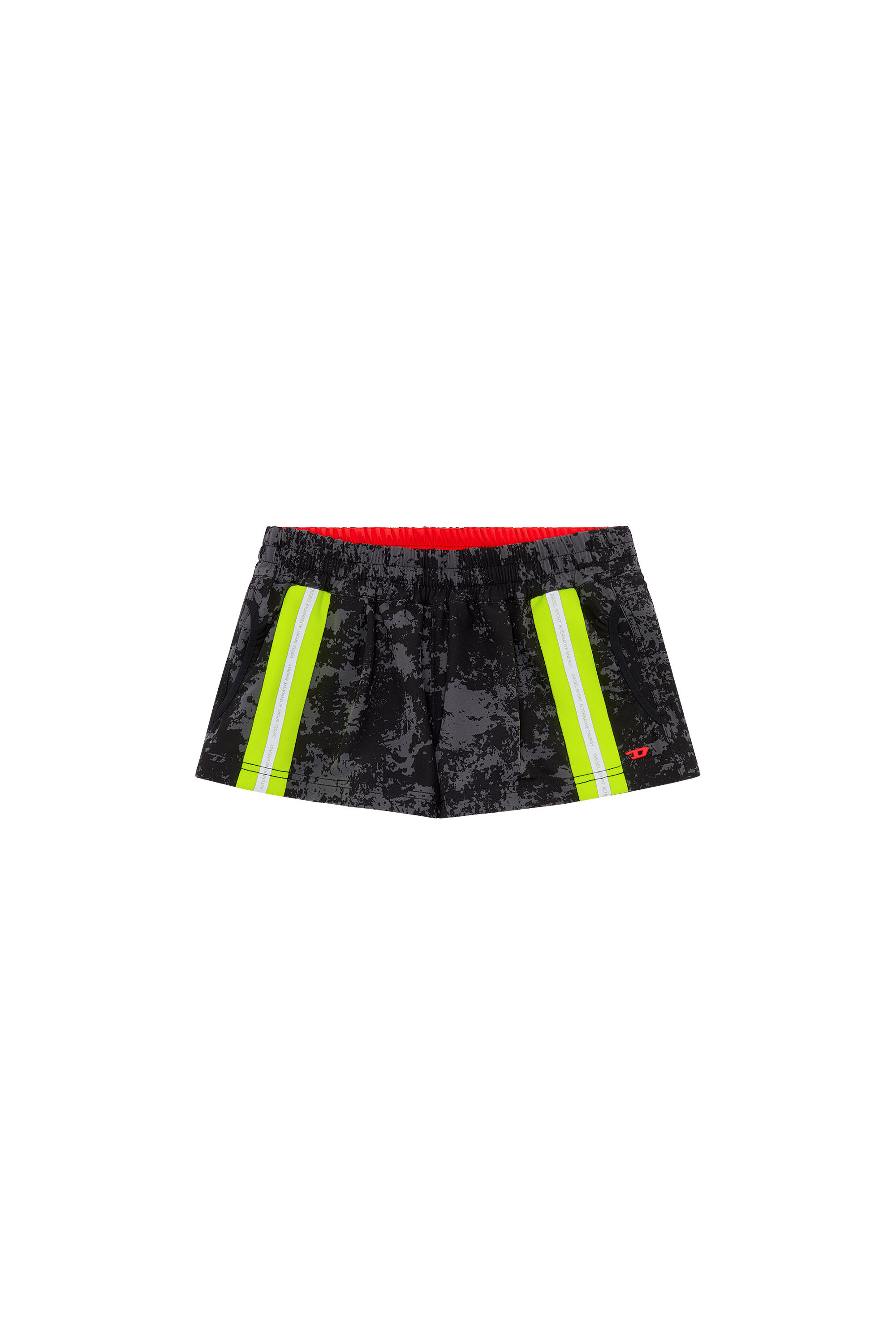 Diesel - AWWB-LILLIAN-WT35, Female Woven shorts with cloudy print in Multicolor - Image 2