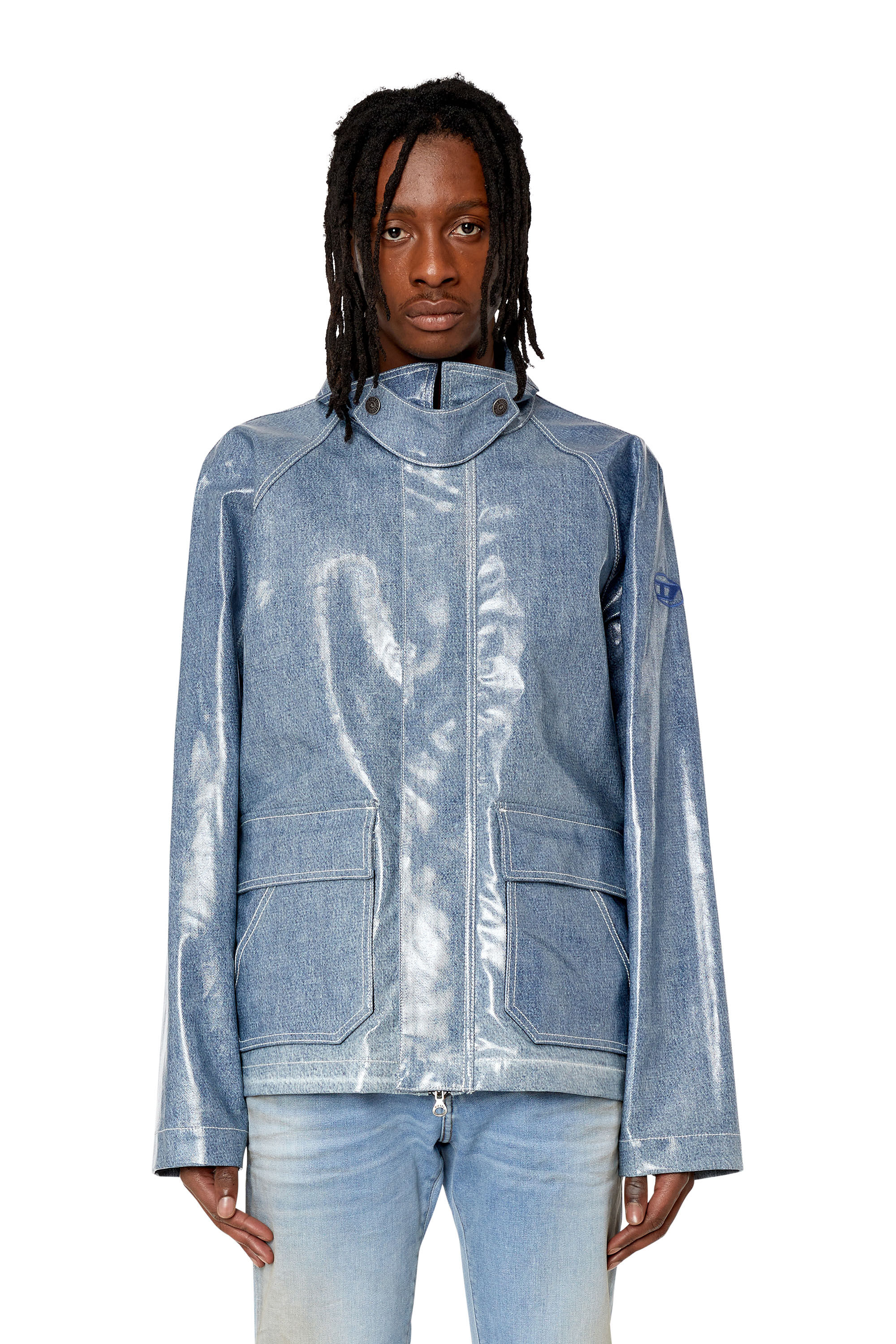 Blue diesel jacket shop