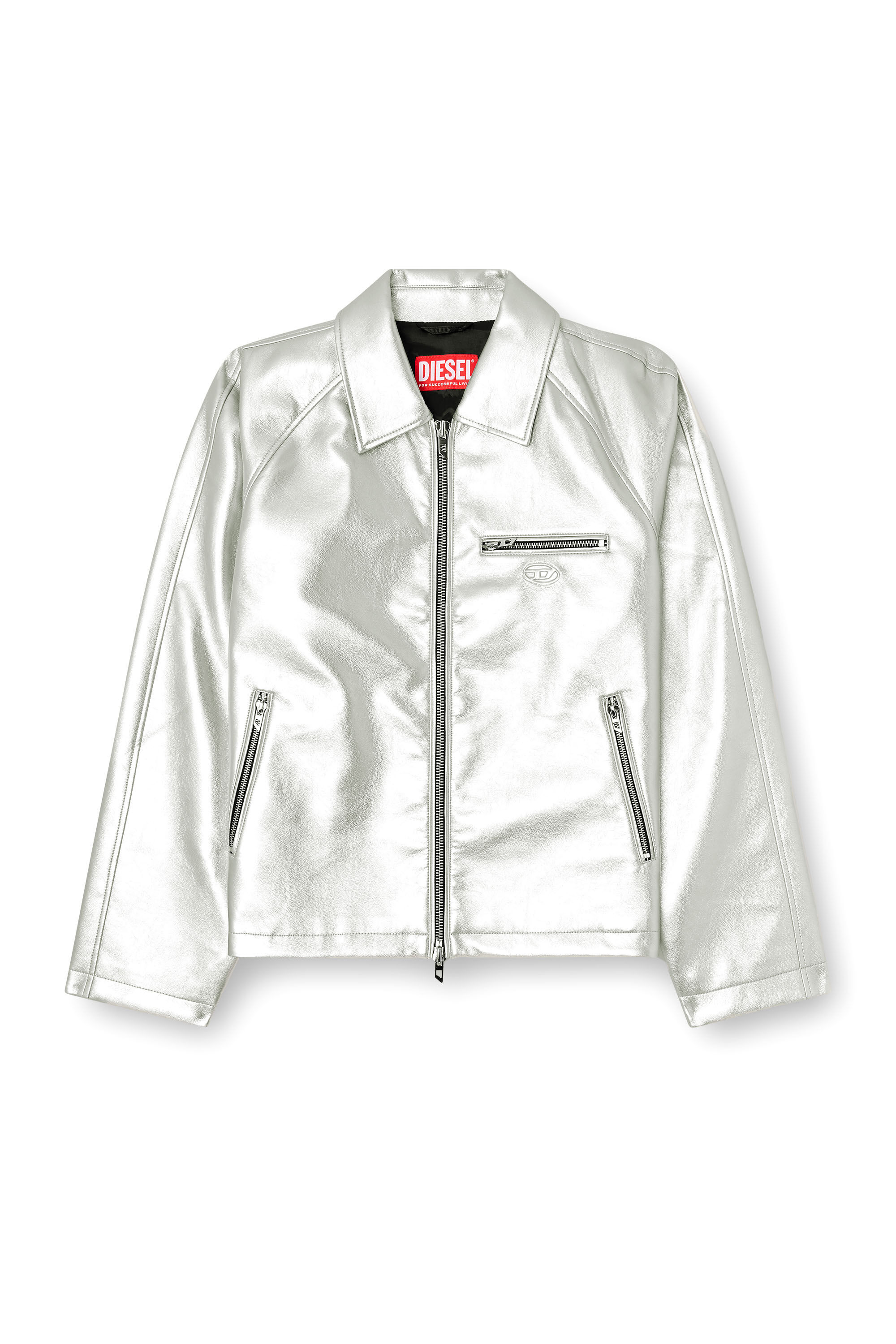 White and silver jacket 2025