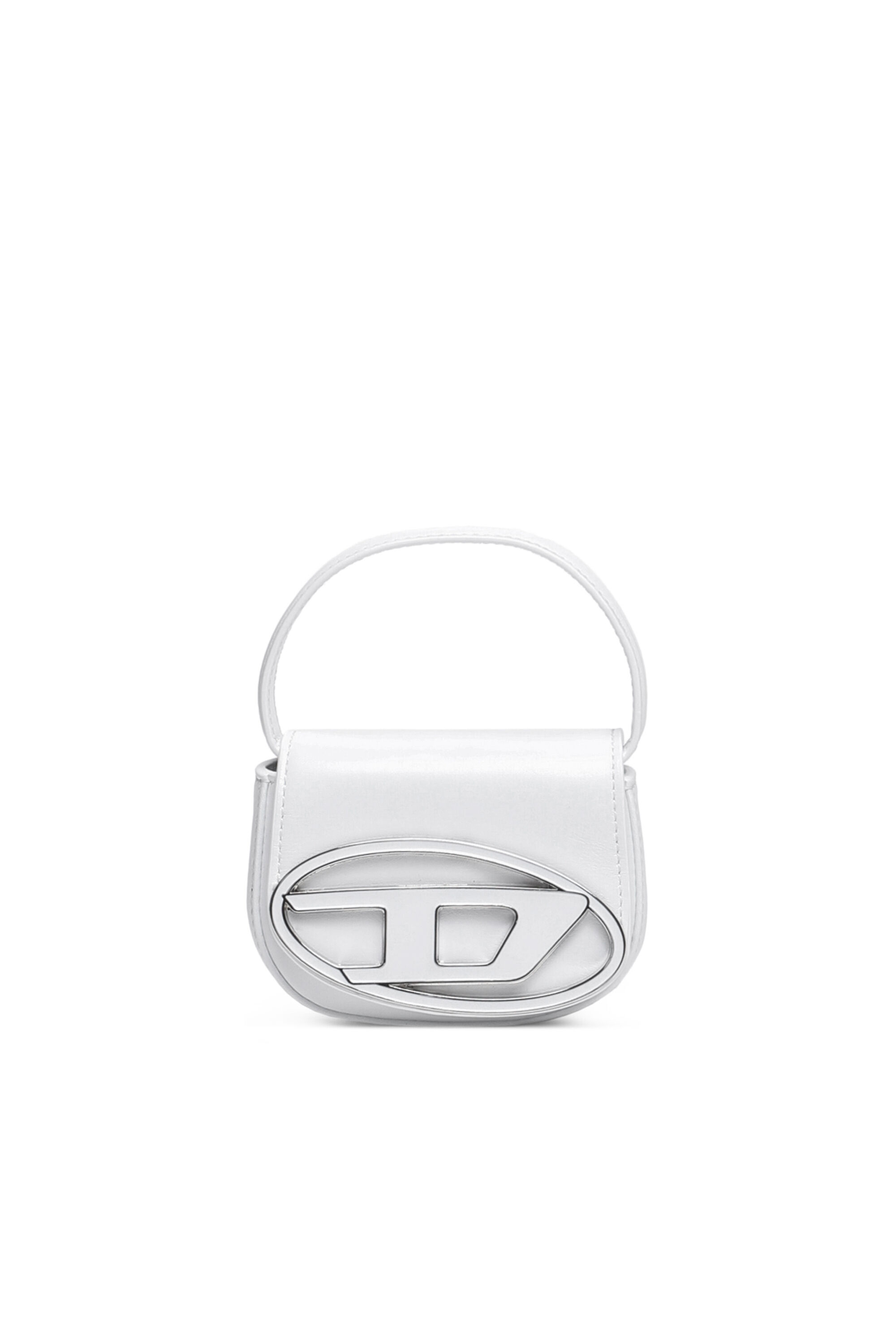 1DR XS Bag Woman leather mini Bag with D logo plaque Diesel