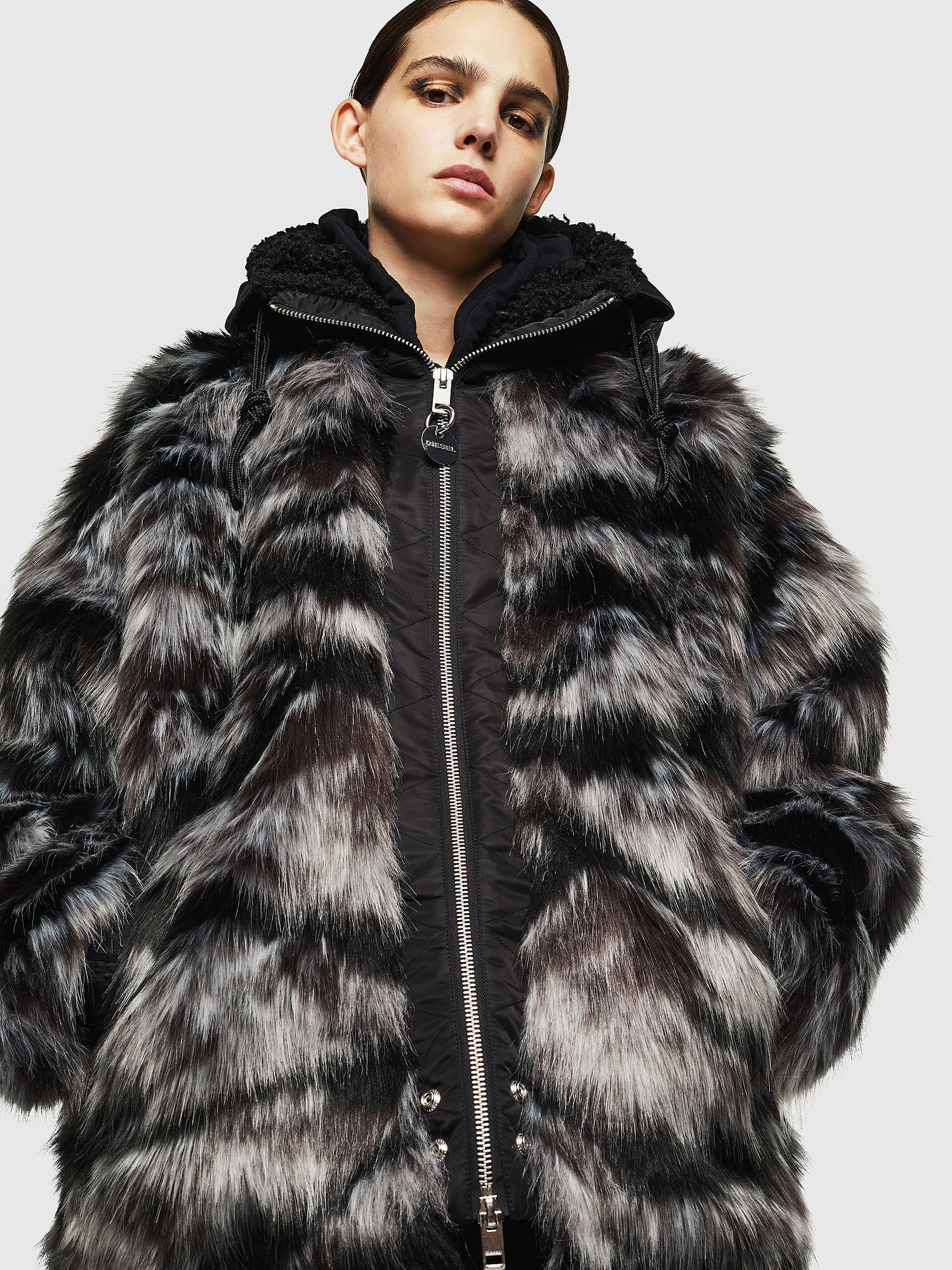 Diesel faux on sale fur coat