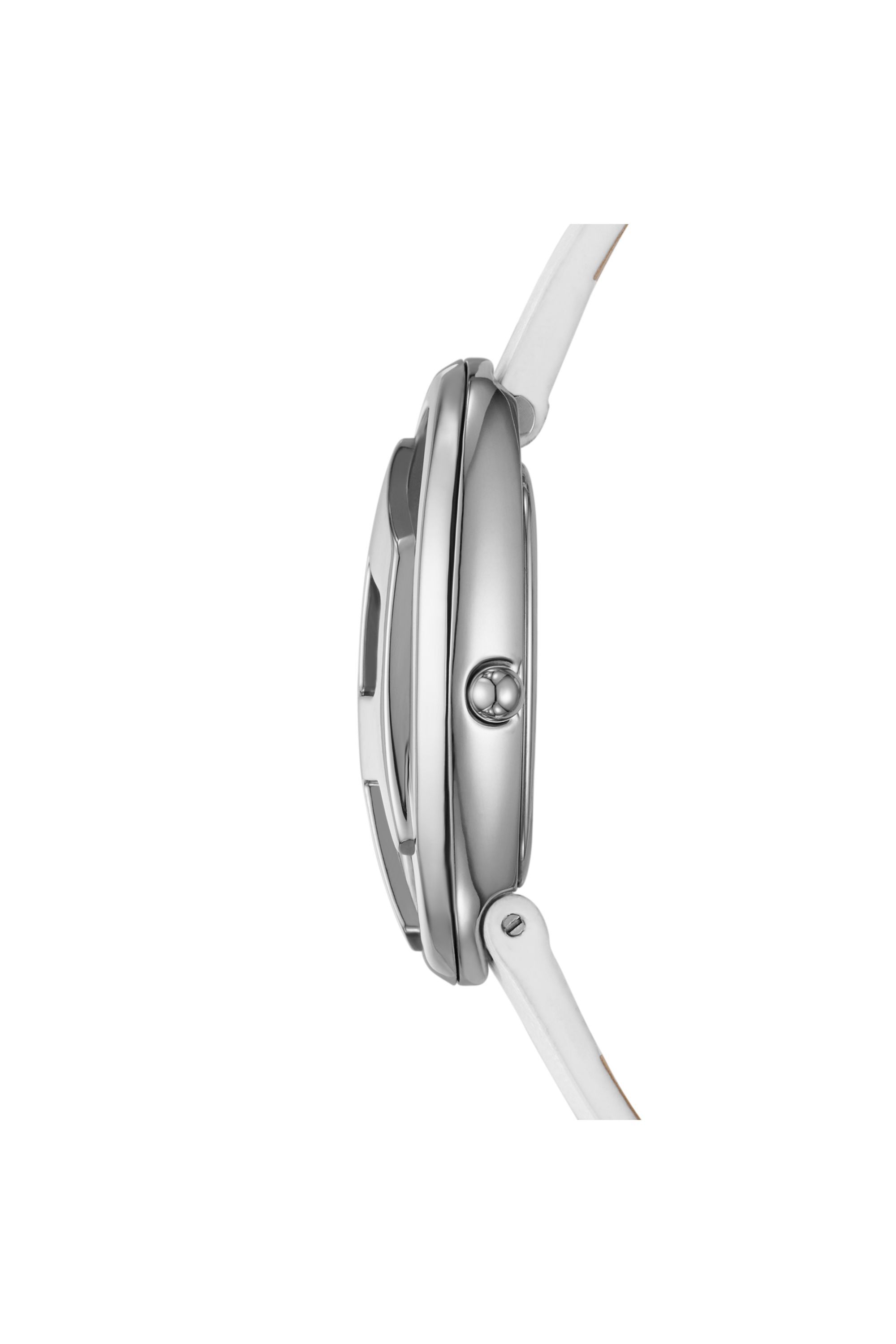 Diesel - DZ5613 WATCH, Female's D-Era Two-Hand White Leather Watch in White - 3