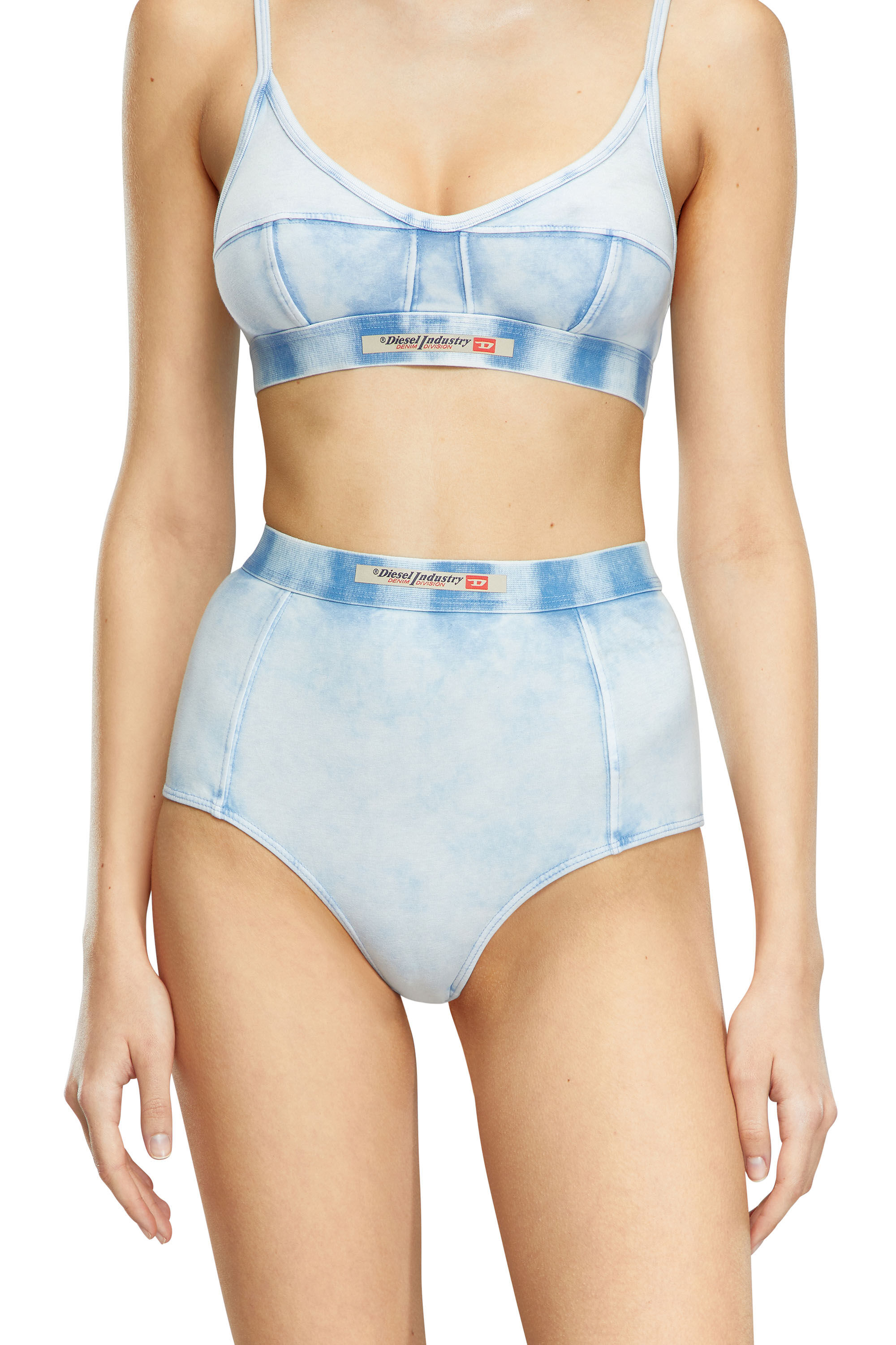 Diesel - UFPN-DRONA, Culotte hipster en denim stretch Femme in Bleu - 1