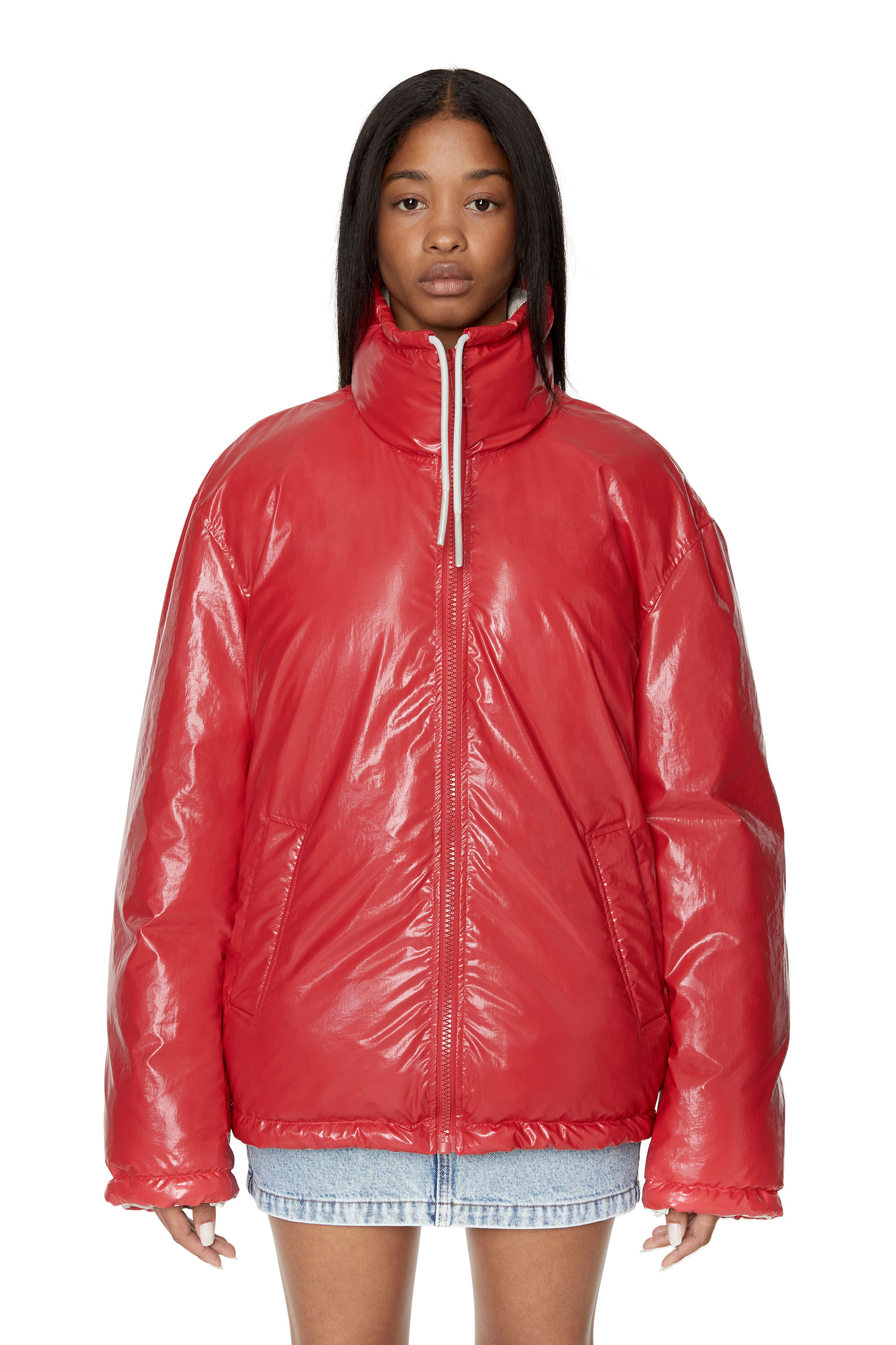W JUPITER Mixte Doudoune oversize a logo reversible Diesel