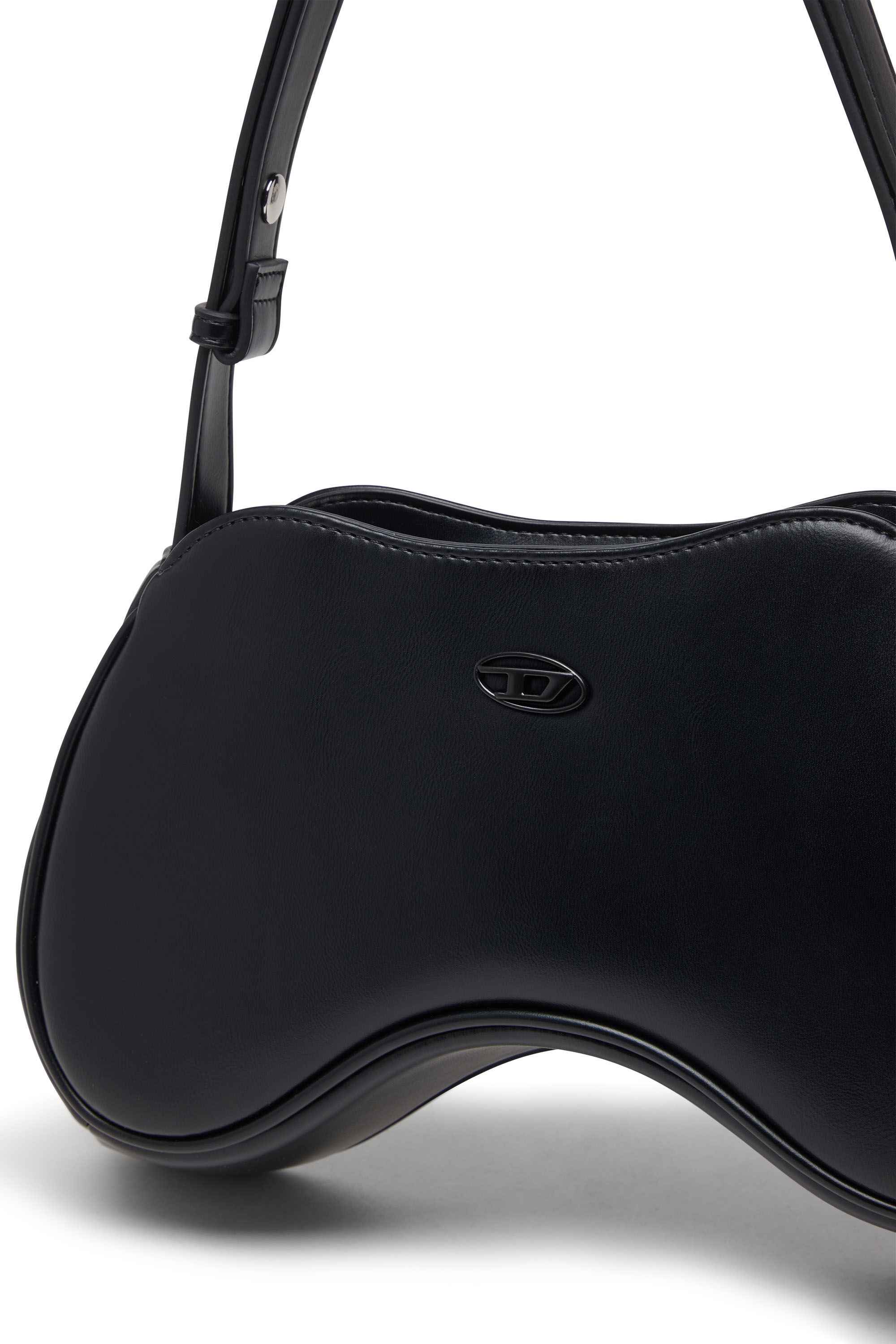 Diesel - PLAY SHOULDER, Play-Sac à bandoulière en PU Femme in Noir - 5