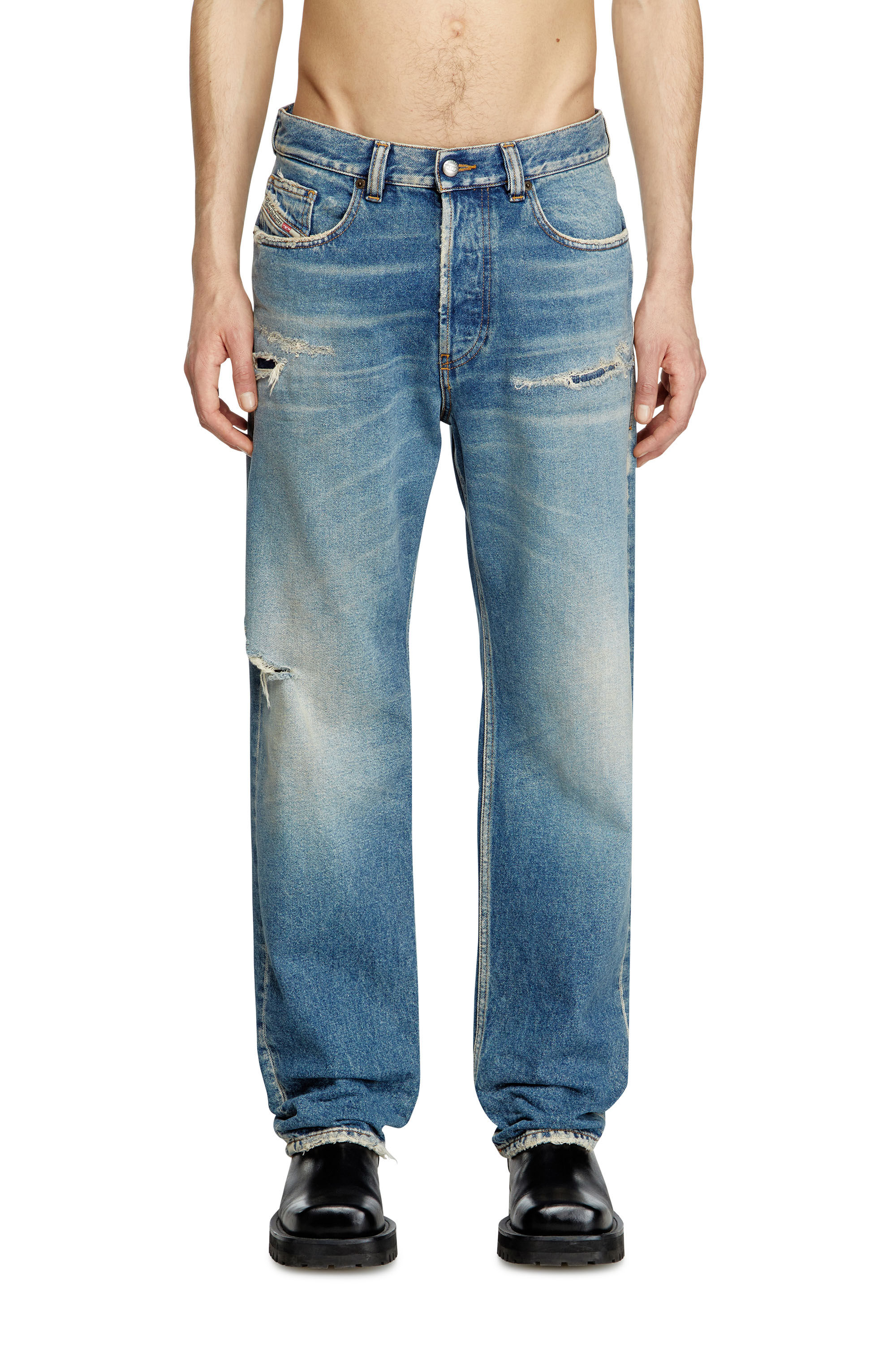 Diesel - Male's Regular Jeans 2024 D-Macs 09L43, Medium Blue - 3