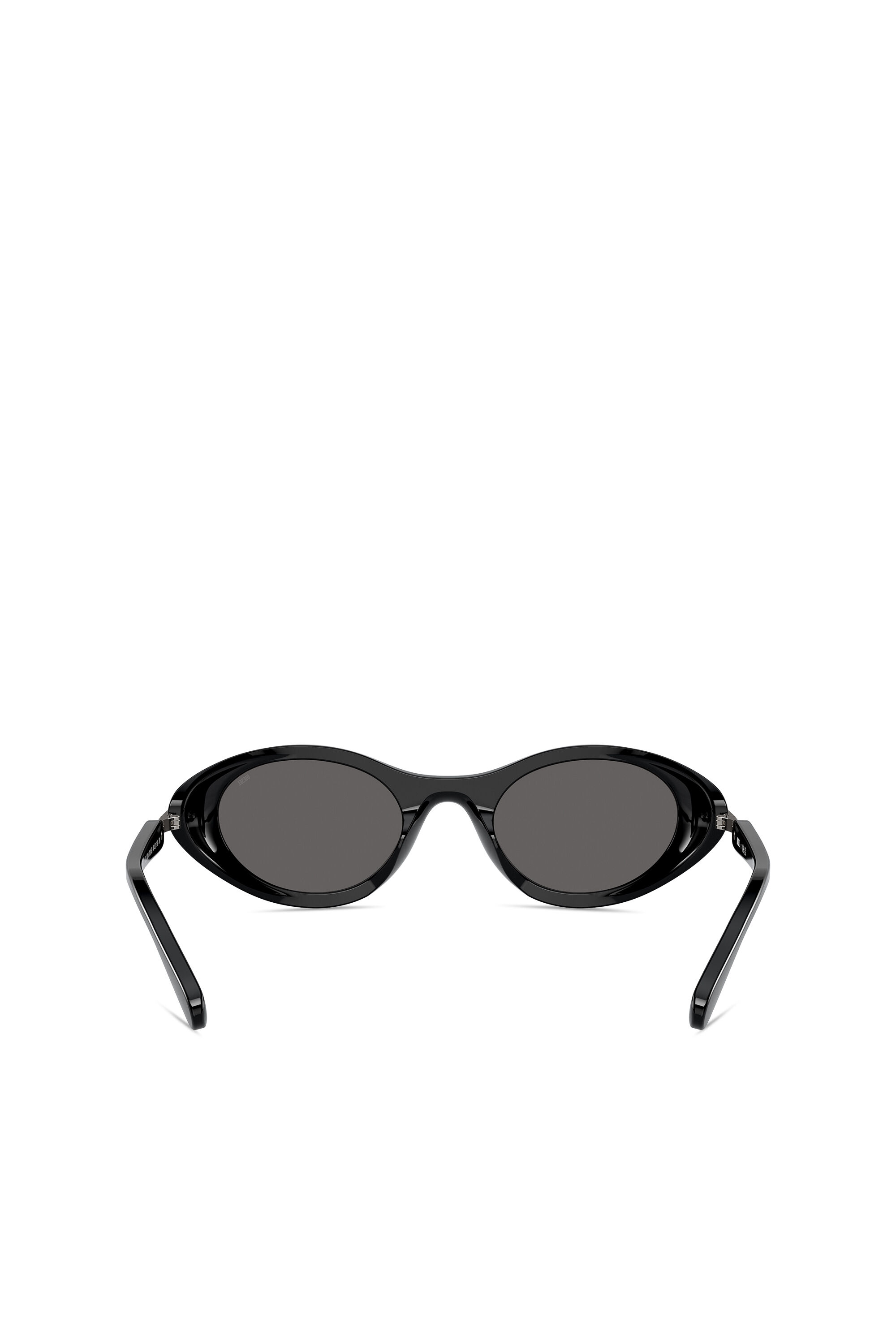 Diesel - 0DL2004, Unisex's Wrap-around shape sunglasses in Black/Flash mirror - 3