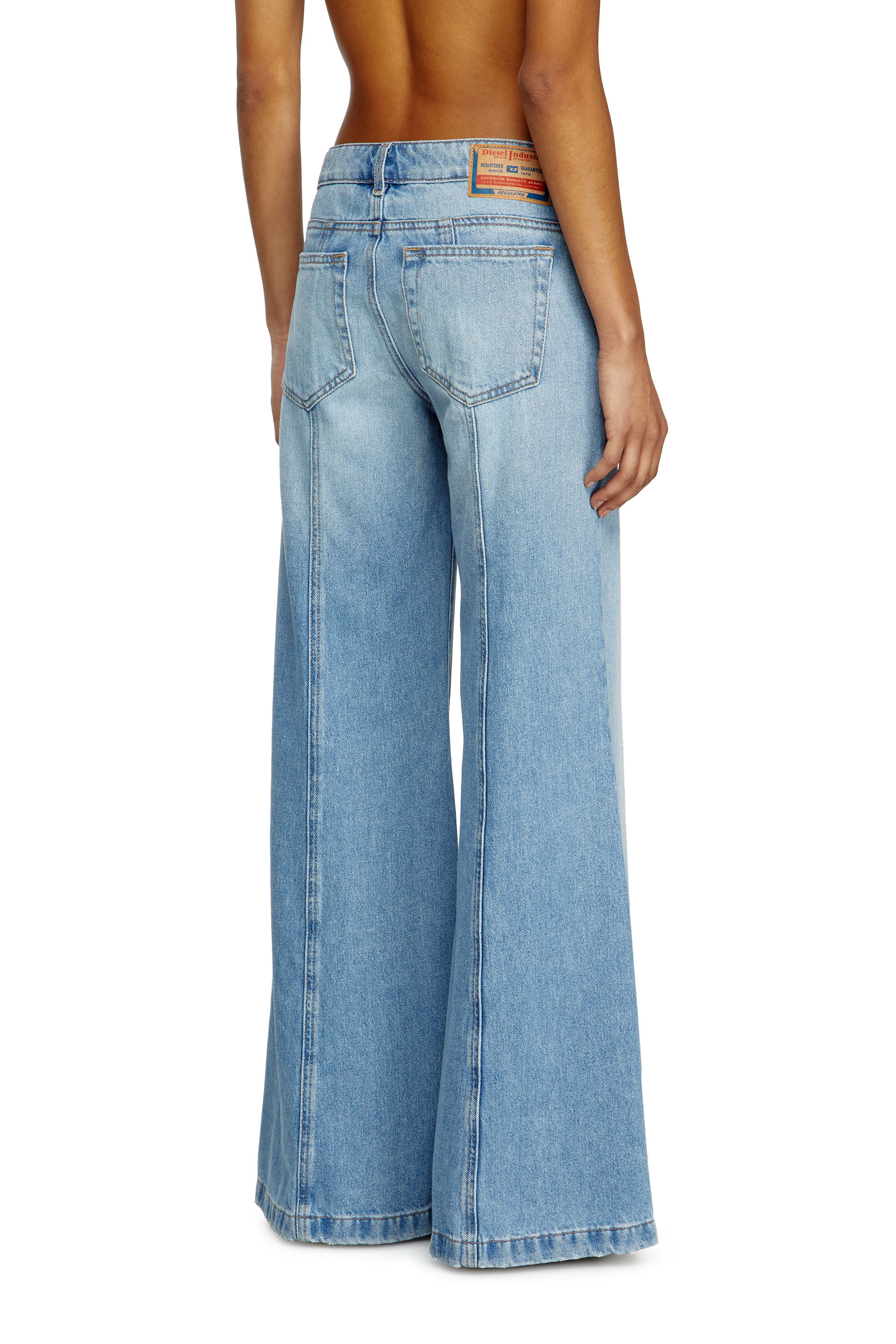Diesel - Female's Flare Jeans D-Akii 0CLBA, Light Blue - 4