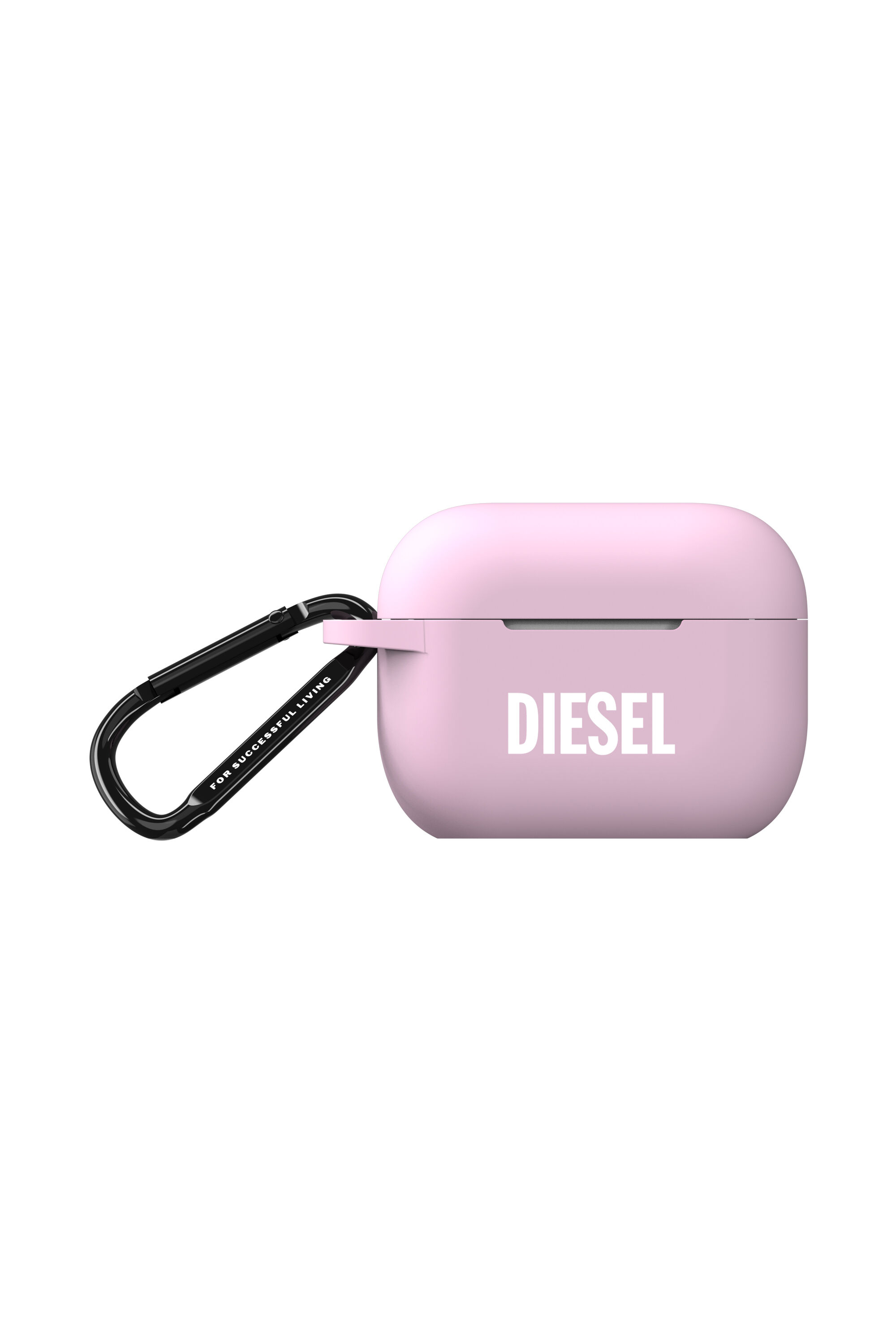 Diesel - 49862 AIRPOD CASE, Etui Airpod en silicone pour AirPods Pro Mixte in Rose - 1