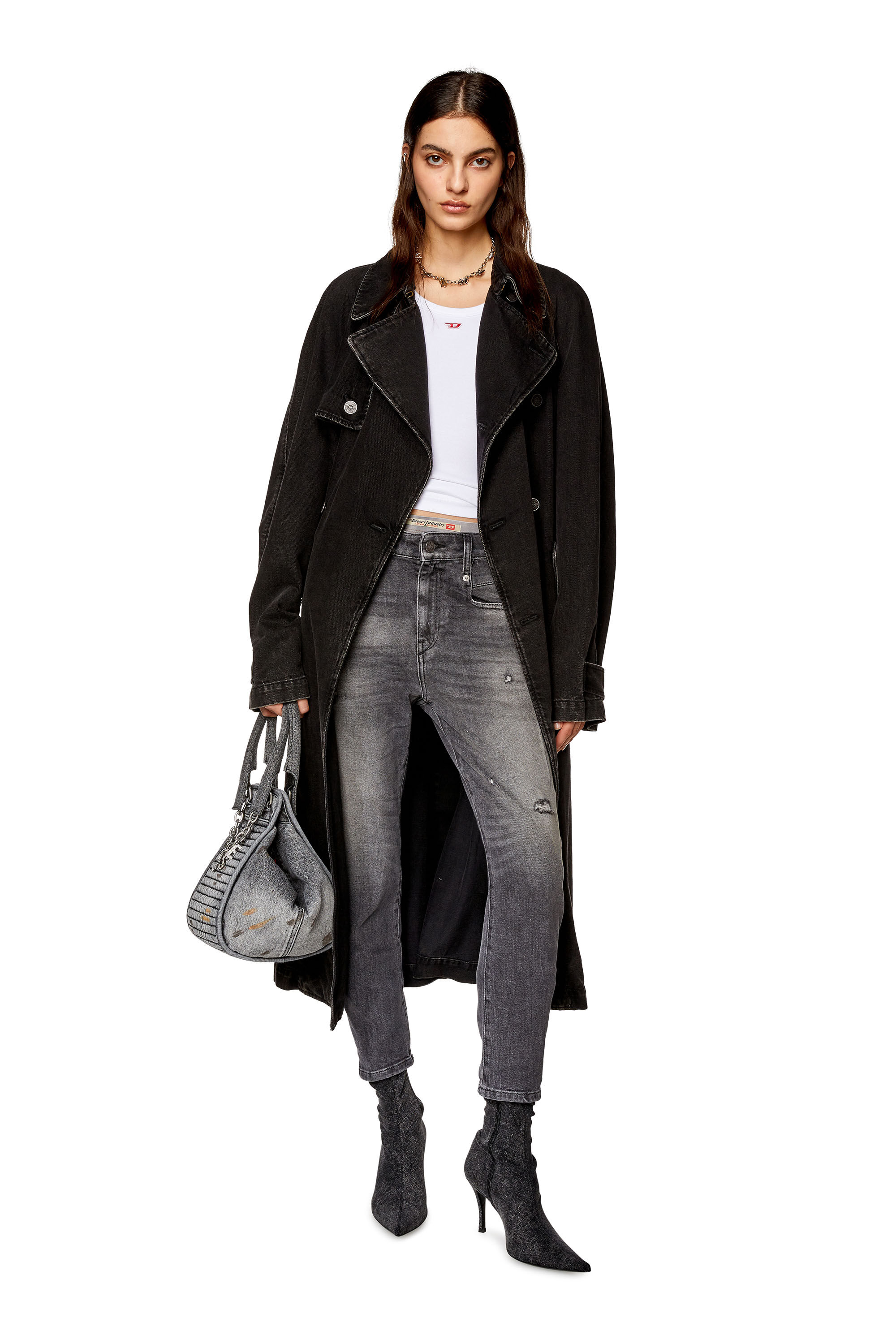 Diesel - Female's Boyfriend Jeans Fayza 09G21, Black/Dark Grey - 1