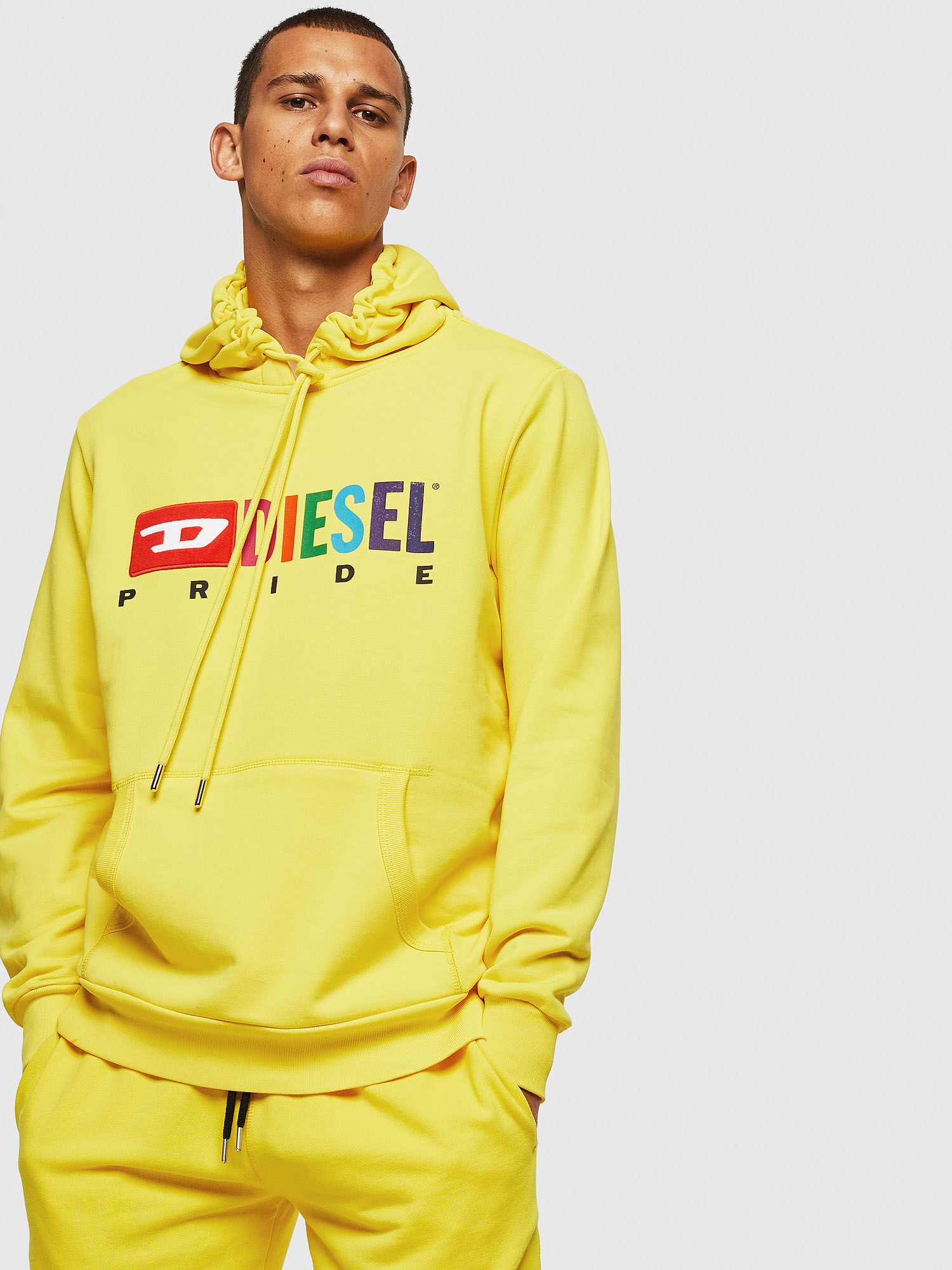 Diesel 2025 hoodie yellow