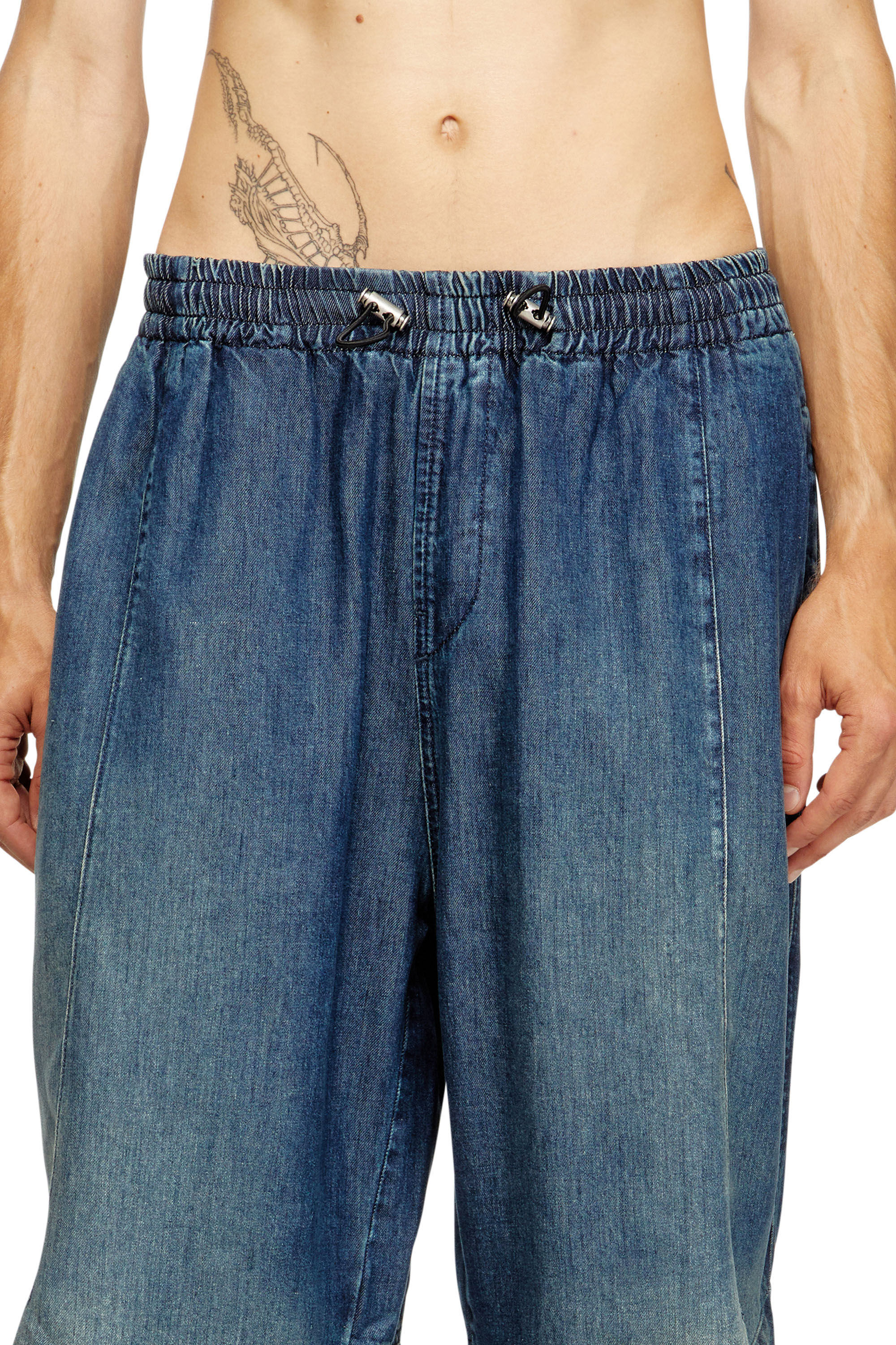 Diesel - Male's Relaxed Jeans D-Pari 068TC, Dark Blue - 5