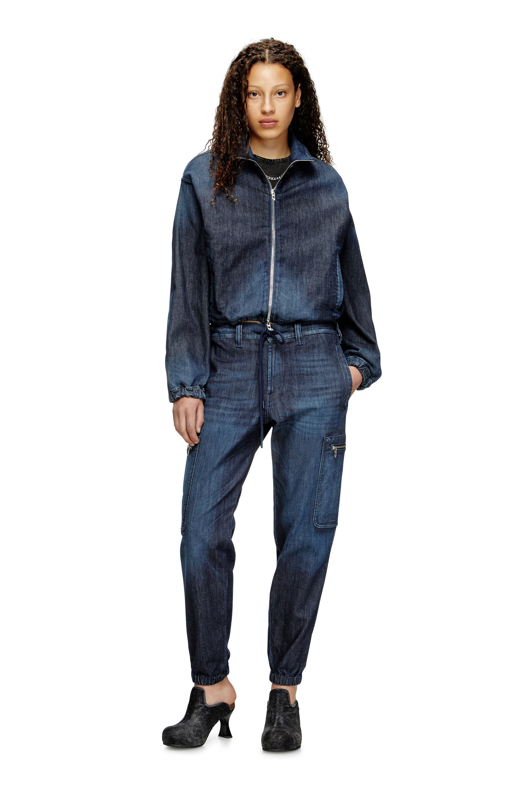 Diesel - Slim D-Lab JoggJeans® 09L11 Mixte, Bleu Foncé - Image 7