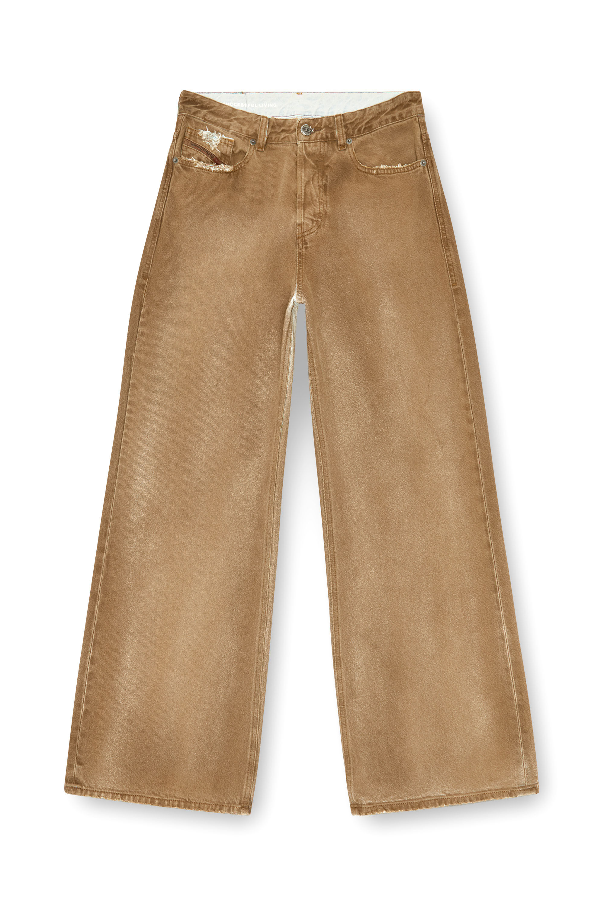 Diesel - Relaxed Jeans 1996 D-Sire 09J82 Femme, Marron Clair - Image 2
