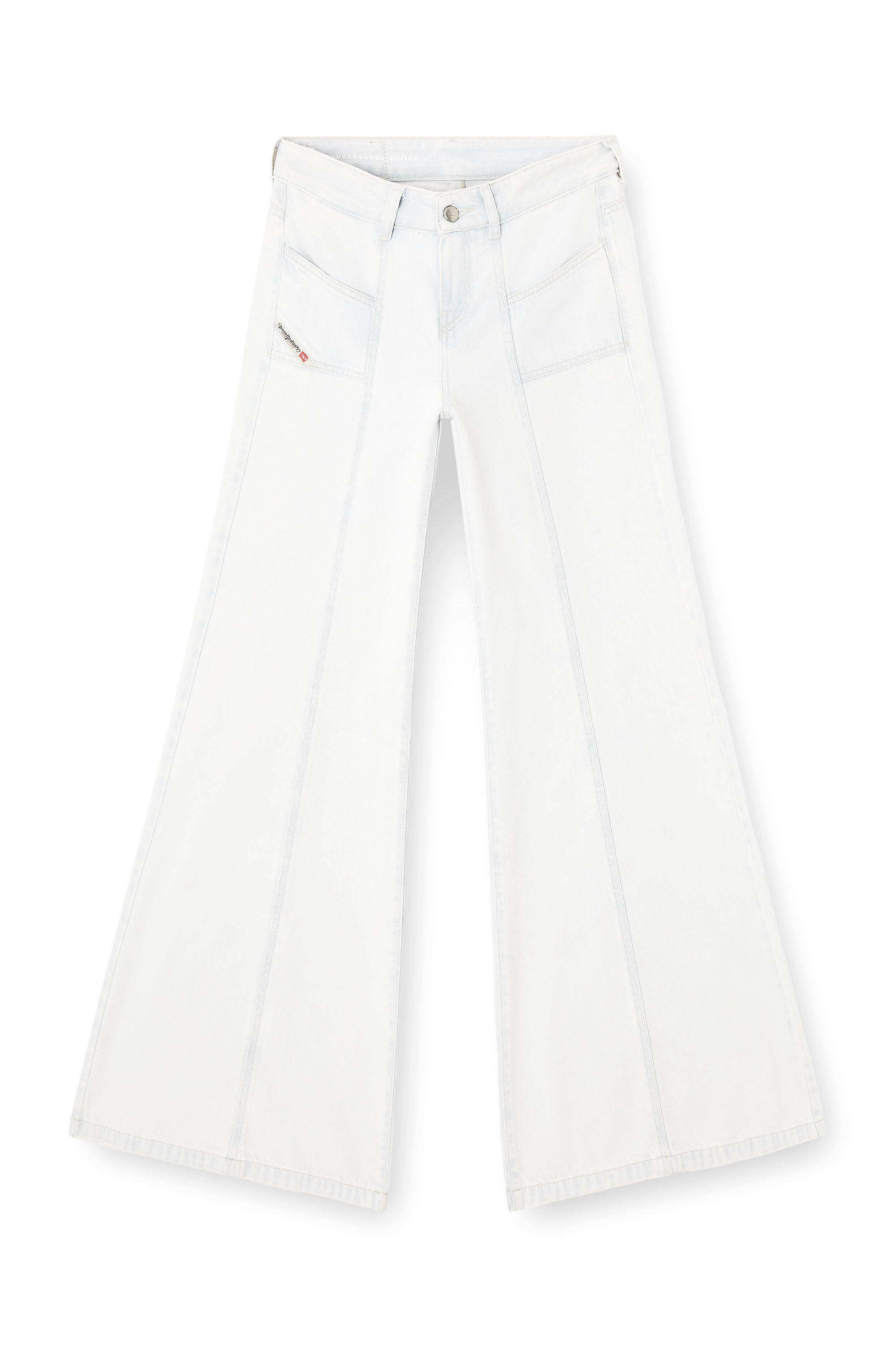 Diesel - Female's Flare Jeans D-Akii 09M08, White - 2