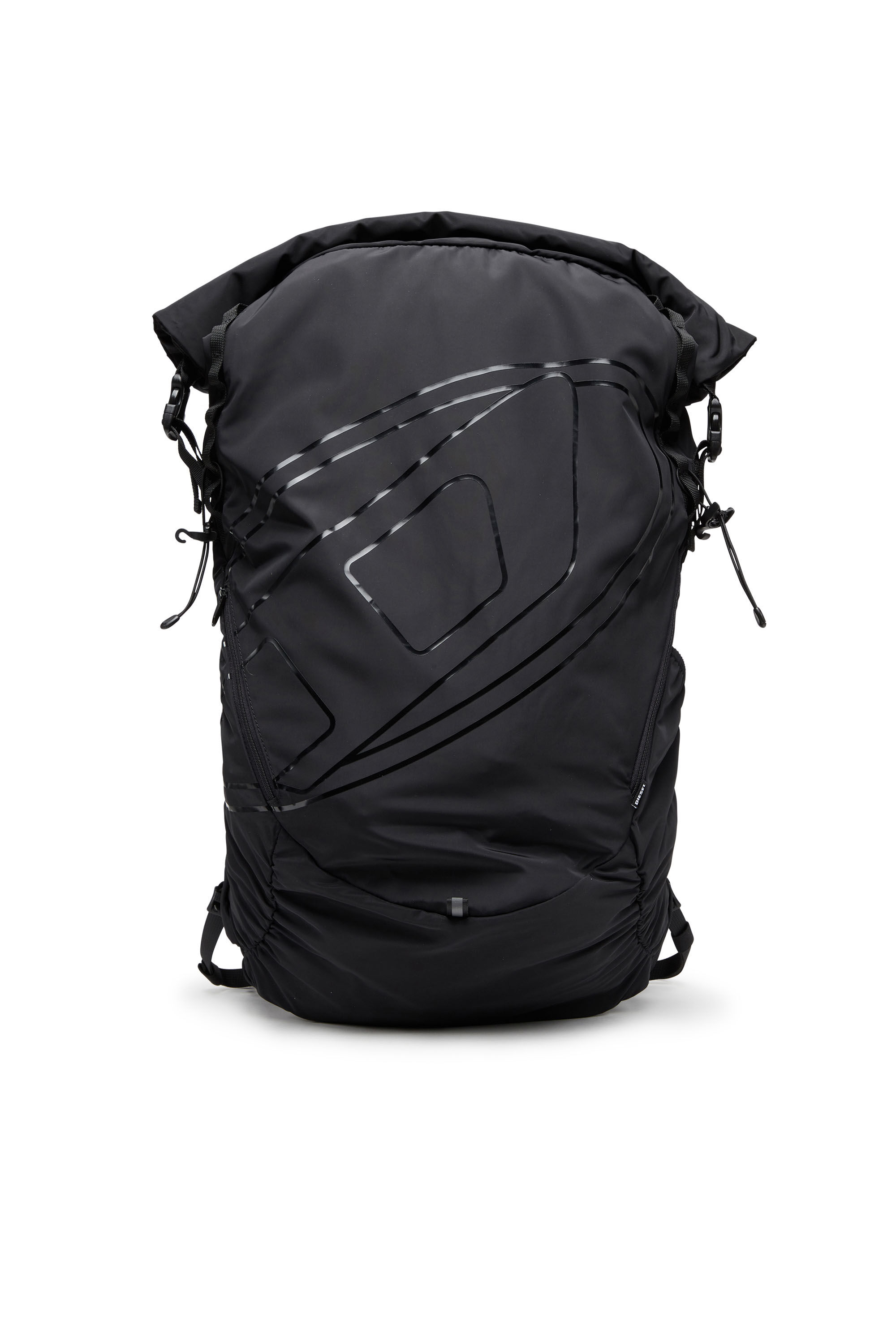 Black roll top backpack cheap