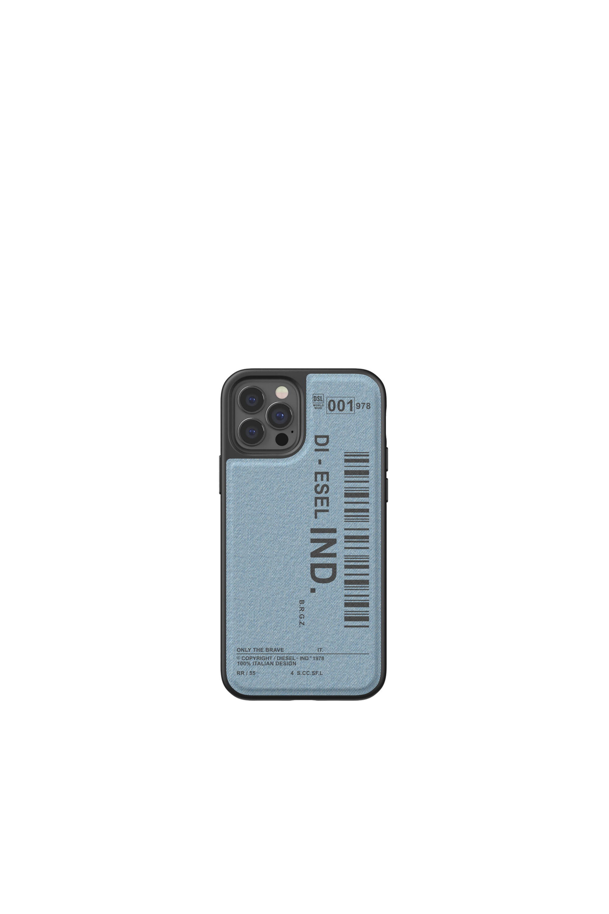 Diesel - 42543 STANDARD CASE, Coque moulée en denim pur iPhone 12 pro Mixte in Bleu - 2