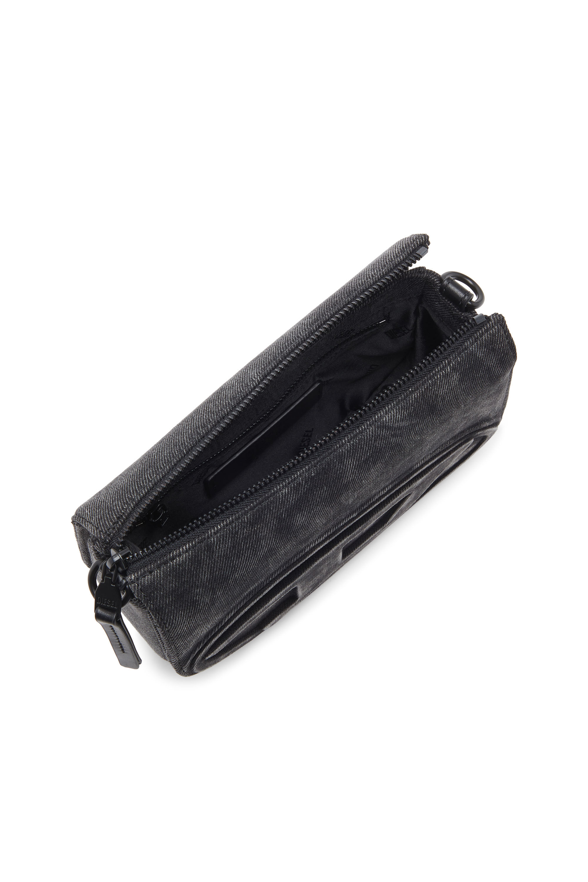 Diesel - 1DR CAMERA BAG, 1DR-Sac Camera en denim stonewashed Mixte in Noir - 2