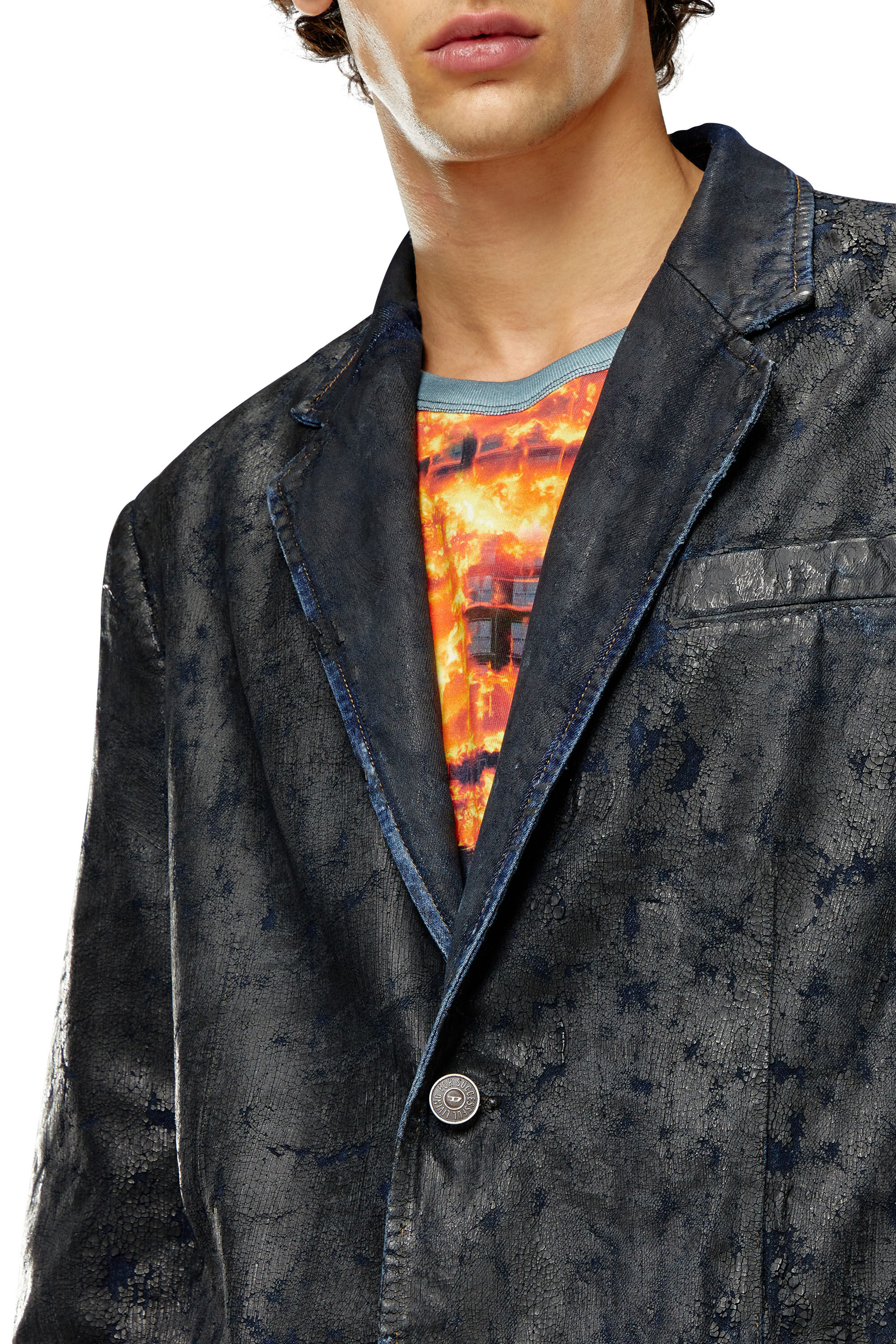 Black denim blazer shop
