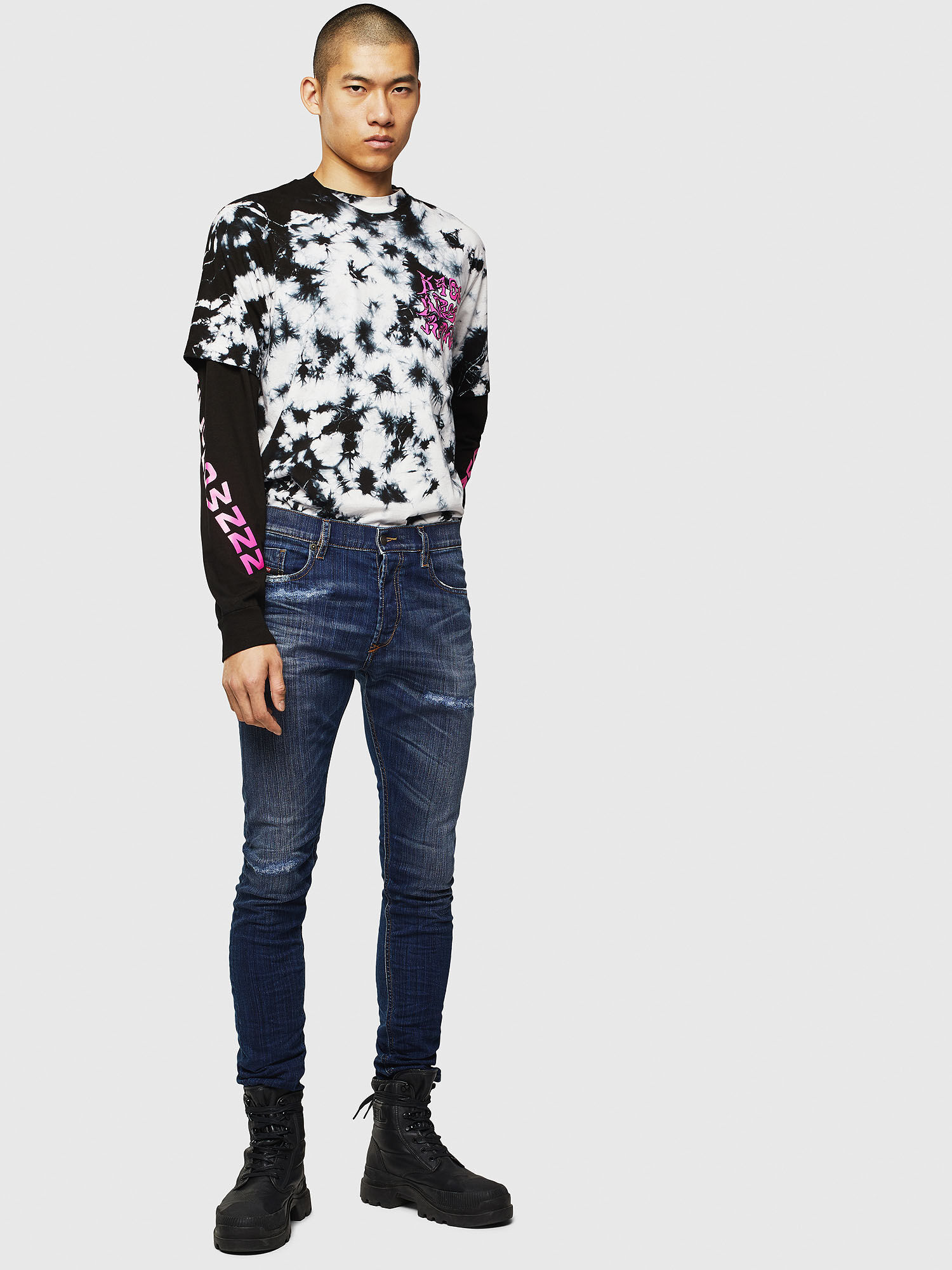 Diesel tepphar grey jeans online